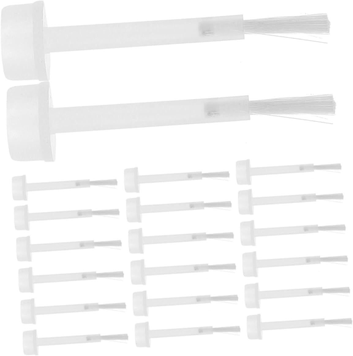 Beatifufu Replacement Nail Polish Brush Set 250Pcs Long round Brush for Nail Art Applicators and Diy Manicures image number 5