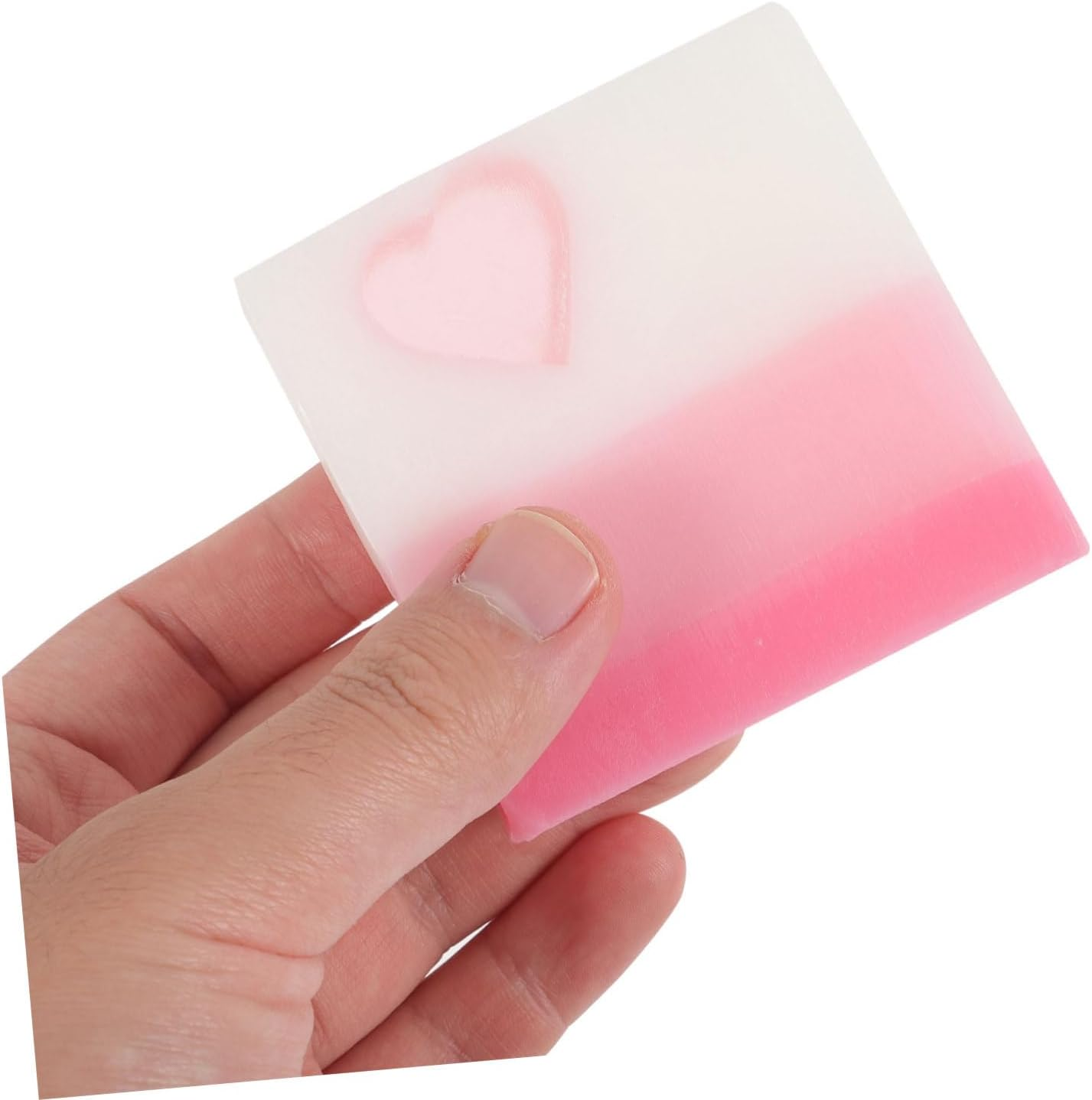 MERRYHAPY Handmade Lavender Soap Bar Face Exfoliator Scrubber Refreshing Skin Soap image number 2