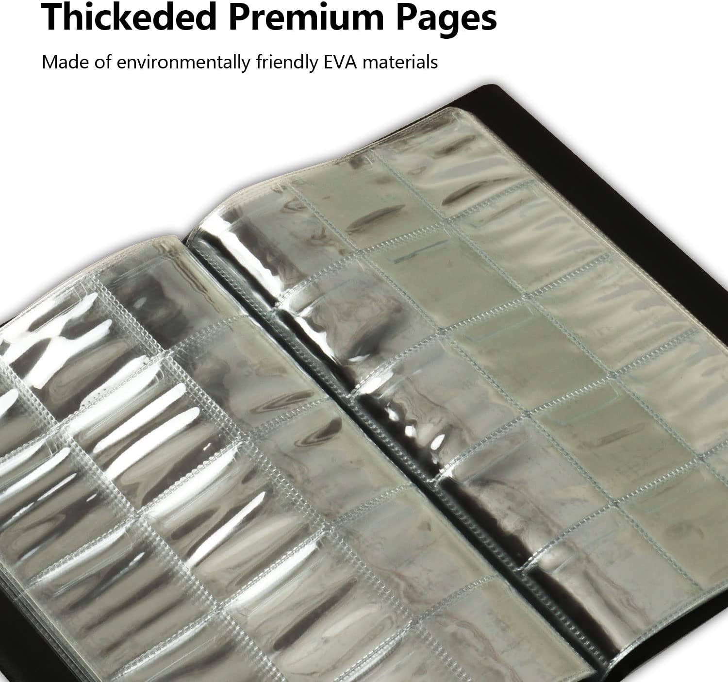 Coin Collection Book Holder Album for Collectors, 10 Pages 150 Pockets 4.5 X 4.5Cm(1.77 X 1.77 Inch) Inch Coin Albums Penny Collecting Book for Coin Storage, Pennies, Quarters (Blue, 150 Pockets) - Blue - 150 Coin image number 6