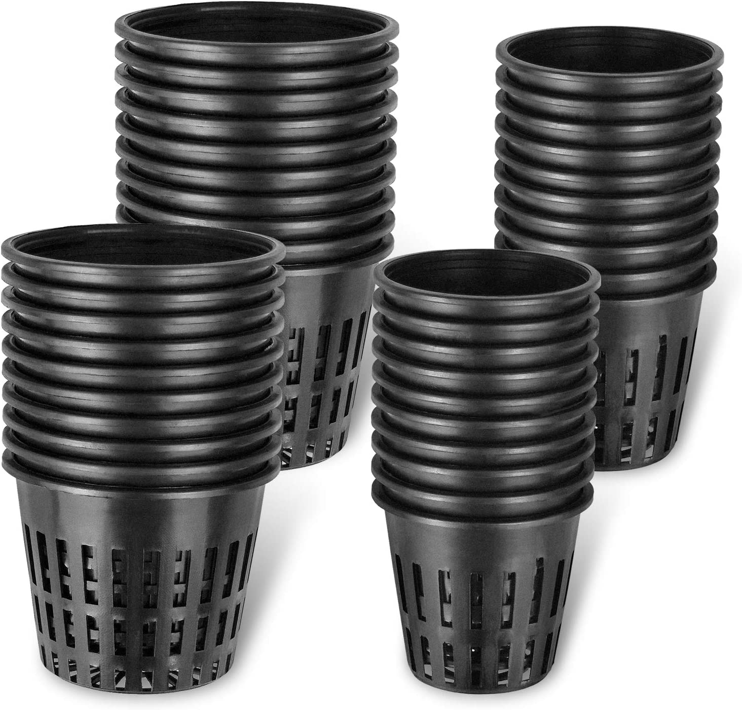 Awpeye 40 Pack 3" 2" Net Cup Pots, Plastic Lightweight Economy Net Pots for Hydroponics - Indoor or Outdoor Growing image number 5