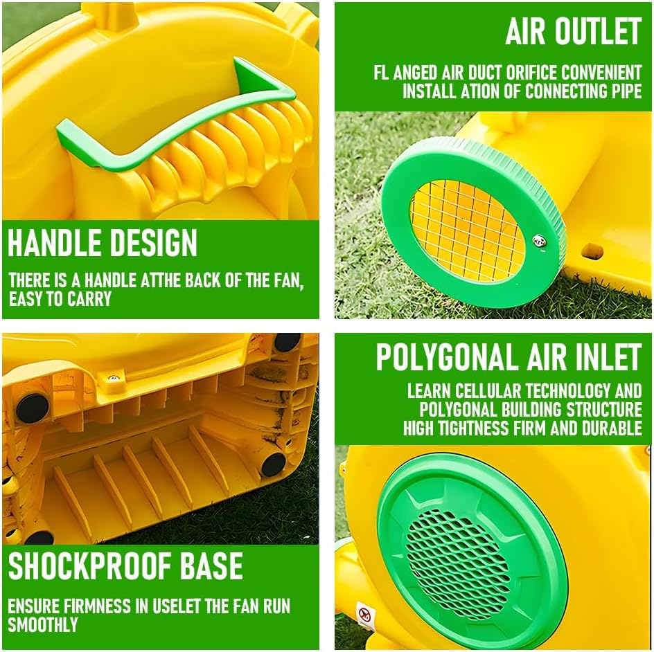 ALPEN OUTDOOR 680W Electric Air Pump Blower Fan, Inflatable Bouncer Blower, for Inflatables Bathtub Inflatable Castle Jumping House Movie Screen, AU Plug image number 2