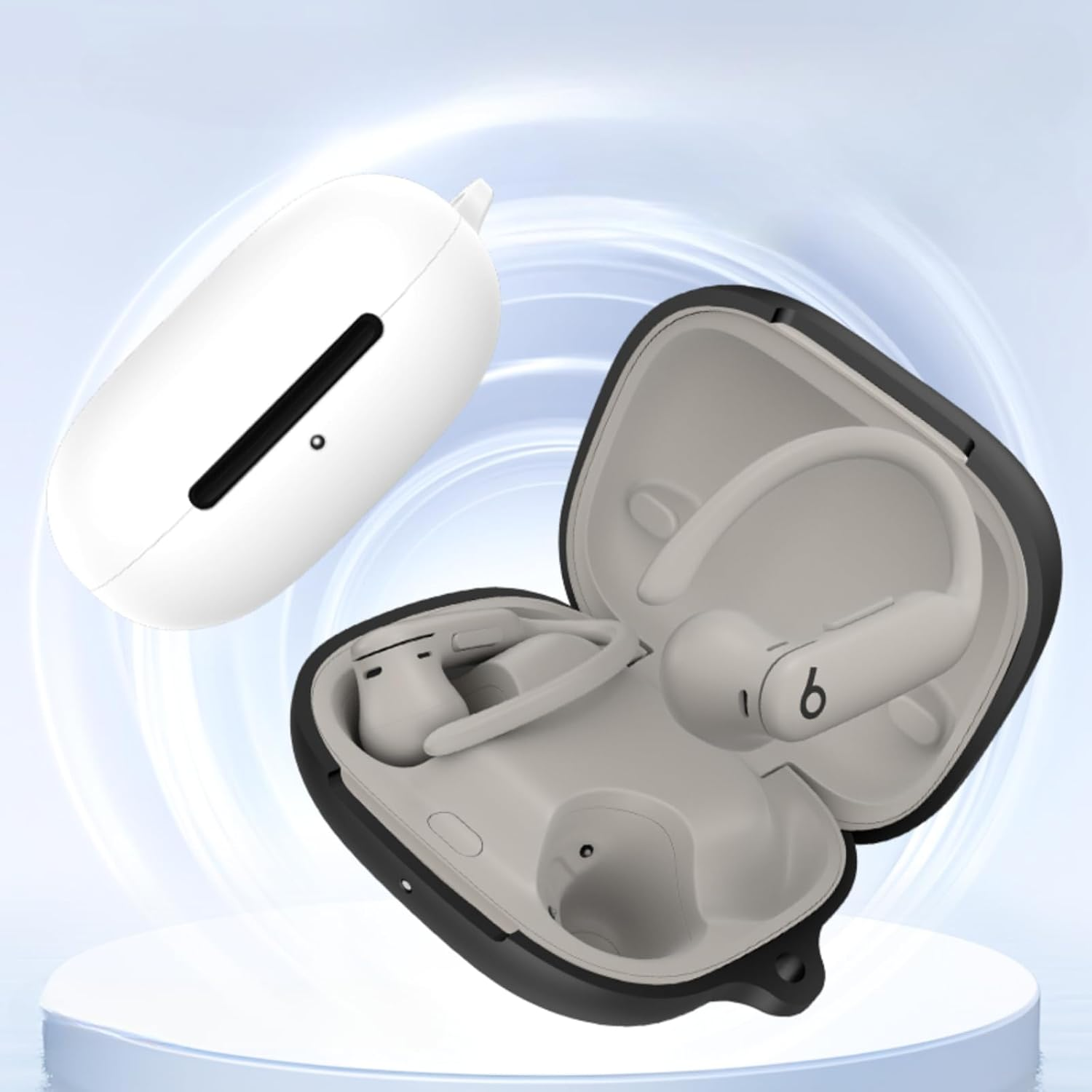 Headphone Cover for Powerbeats Pro 2 Silicone Case Dropproof Dustproof Charging Compartment Headphone Case Case image number 5