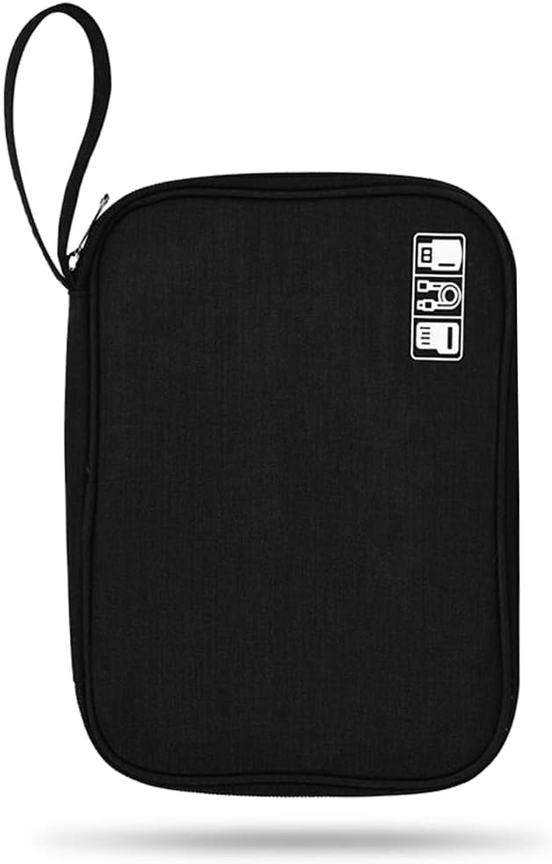 Electronic Organizer Cable Organizer Compact Travel Organizer Bag Electronics Accessories Cases Storage Bag Waterproof for Cable USB SD Card Power Bank Earphone