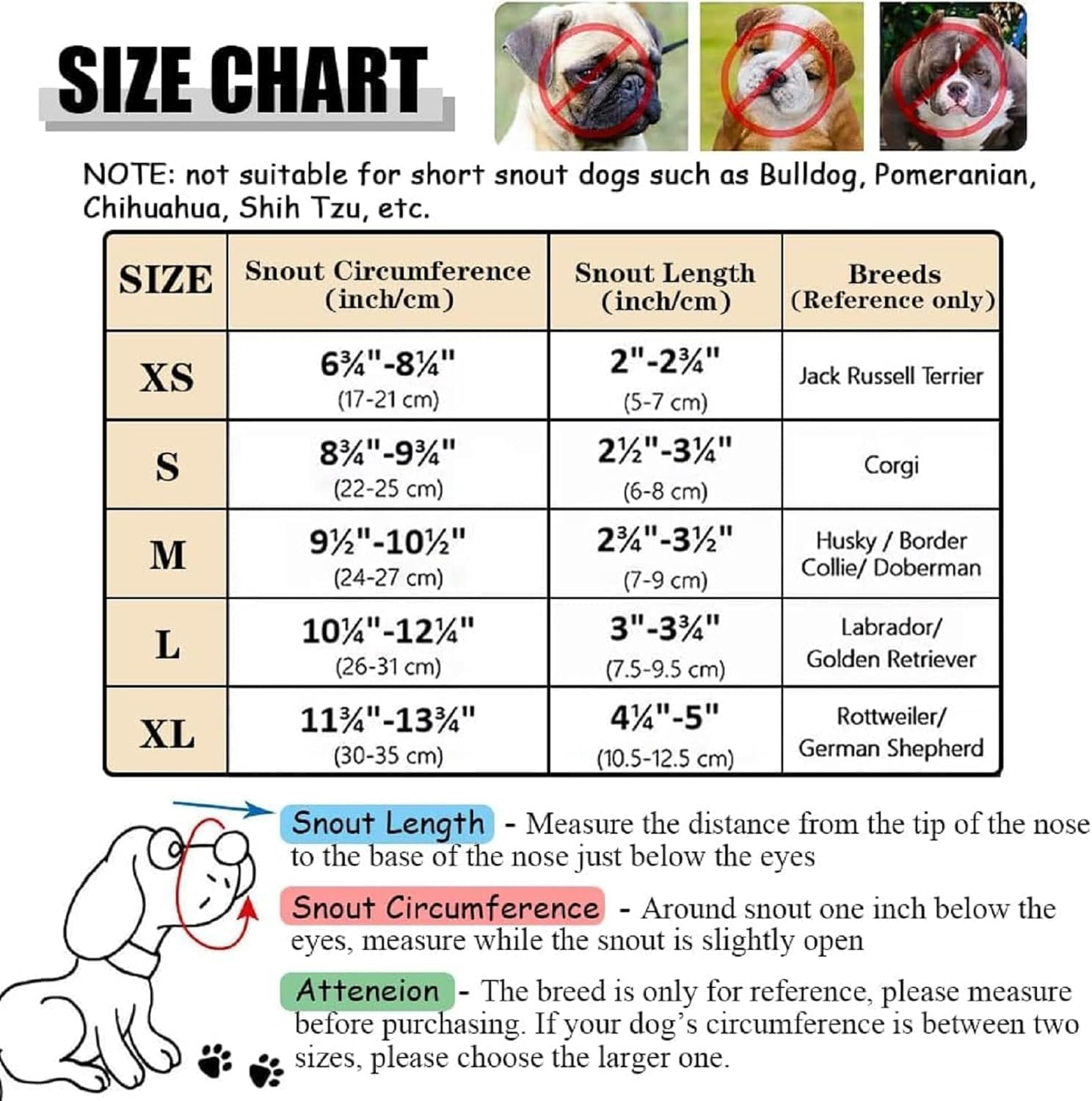 Dog Mask, Soft Mesh Mask, round Mesh Dog Mask, Prevents Eating, Biting and Chewing, Adjustable Poison Bait Protective Mask Suitable for Small and Medium-Sized Dogs (Black, M) image number 2