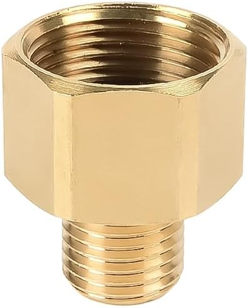 Pressure Washer Connector, 22Mm Female to 14Mm Flat Male, High Pressure Washer Adapter, Brass Screw Water Pipe Hose Connetor Fitting image number 4