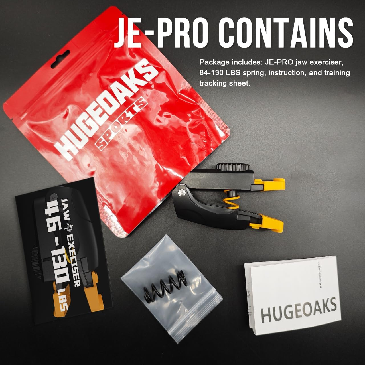 JE-PRO Jaw Exerciser for Men and Women, Resistance Adjustable, 46-130 LBS, Jaw, Face and Neck Exerciser, Powerful Jawline Trainer - Slims and Trims the Face image number 5