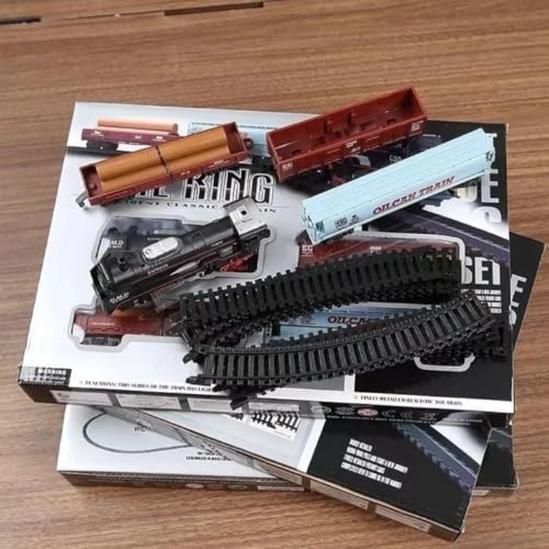 Trains Model- Rail Chief Ready to Run 130 Piece Electric Train Set -2 image number 6