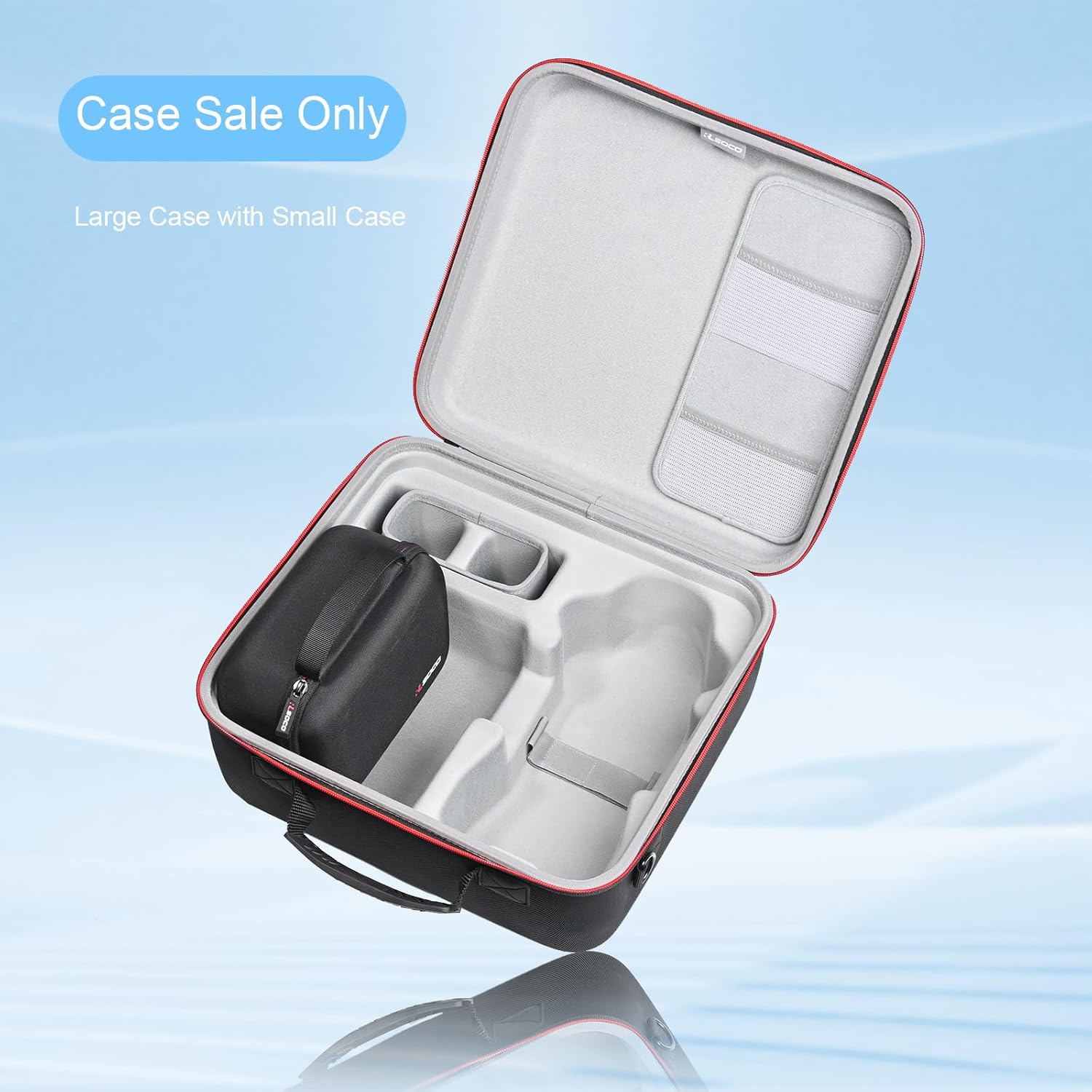 RLSOCO Travel Hard Case for DJI Mavic 4 Pro Combo - Fits Full Set of Accessories: Drone Body,Dji RC Pro 2/RC 2 Controller,Batteries X 3,Charging Hub,Propellers and Other Accessories image number 6