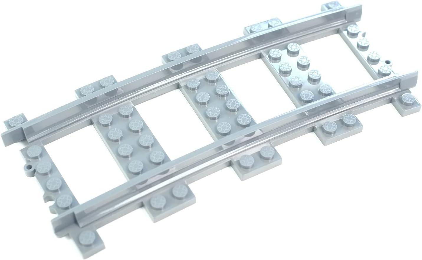 Trixbrix Curved Tracks R88 Box 8Pcs Compatible with  City Train Sets 60197 60198 10277 60205 60238 image number 1
