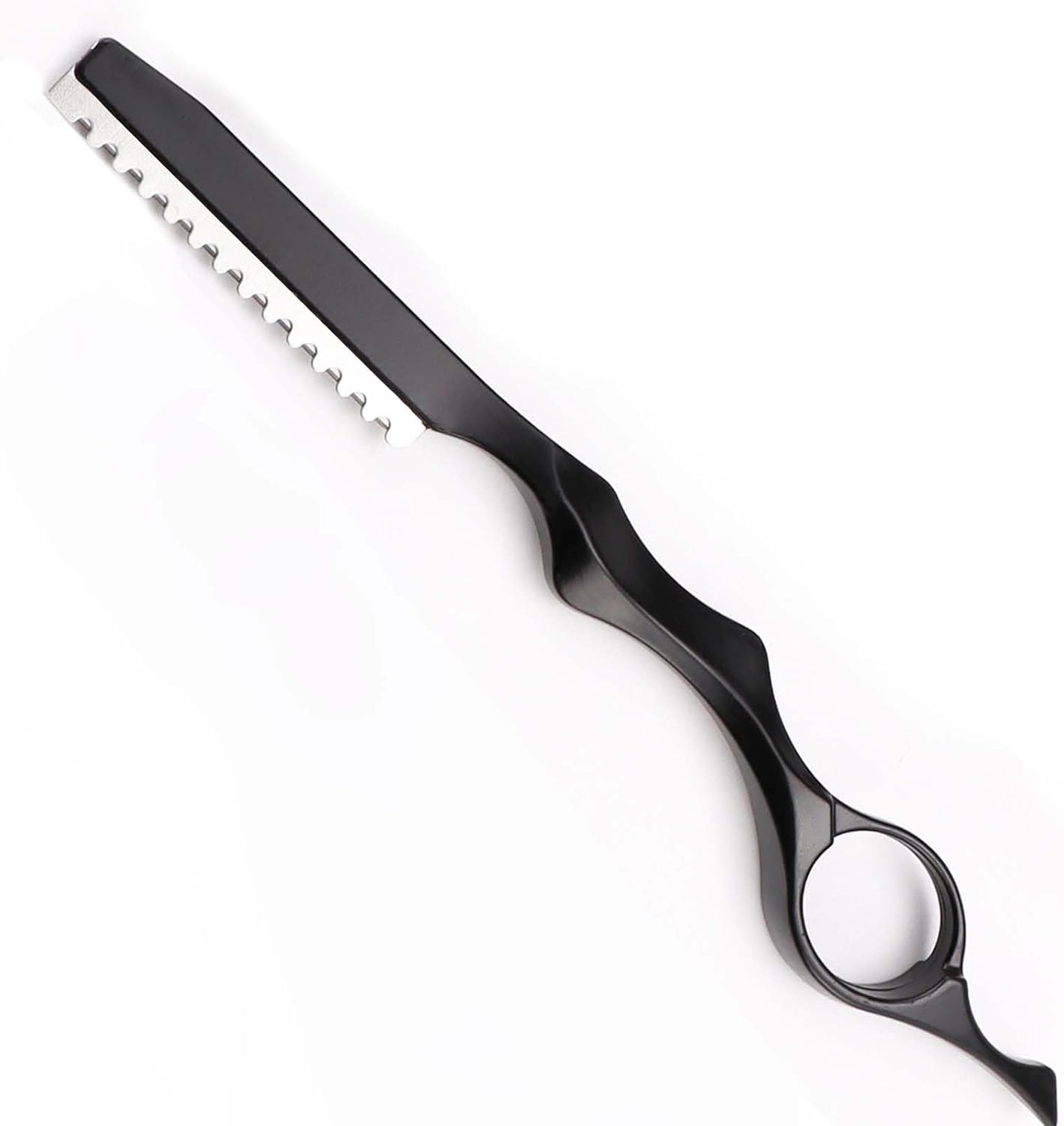 Hair Scissors, Thinning Scissors Hairdressing Hair Razor for Cutting Hair Hair Thinning Scissors Split End Trimmer Beard Scissors Hair Scissors for Women (Black) image number 5