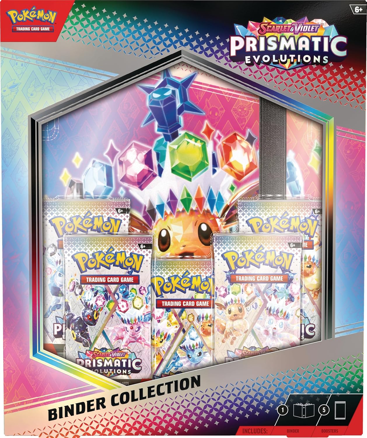 Pokemon TCG Scarlet & Violet 8.5 Prismatic Evolutions Binder Collection image number 3