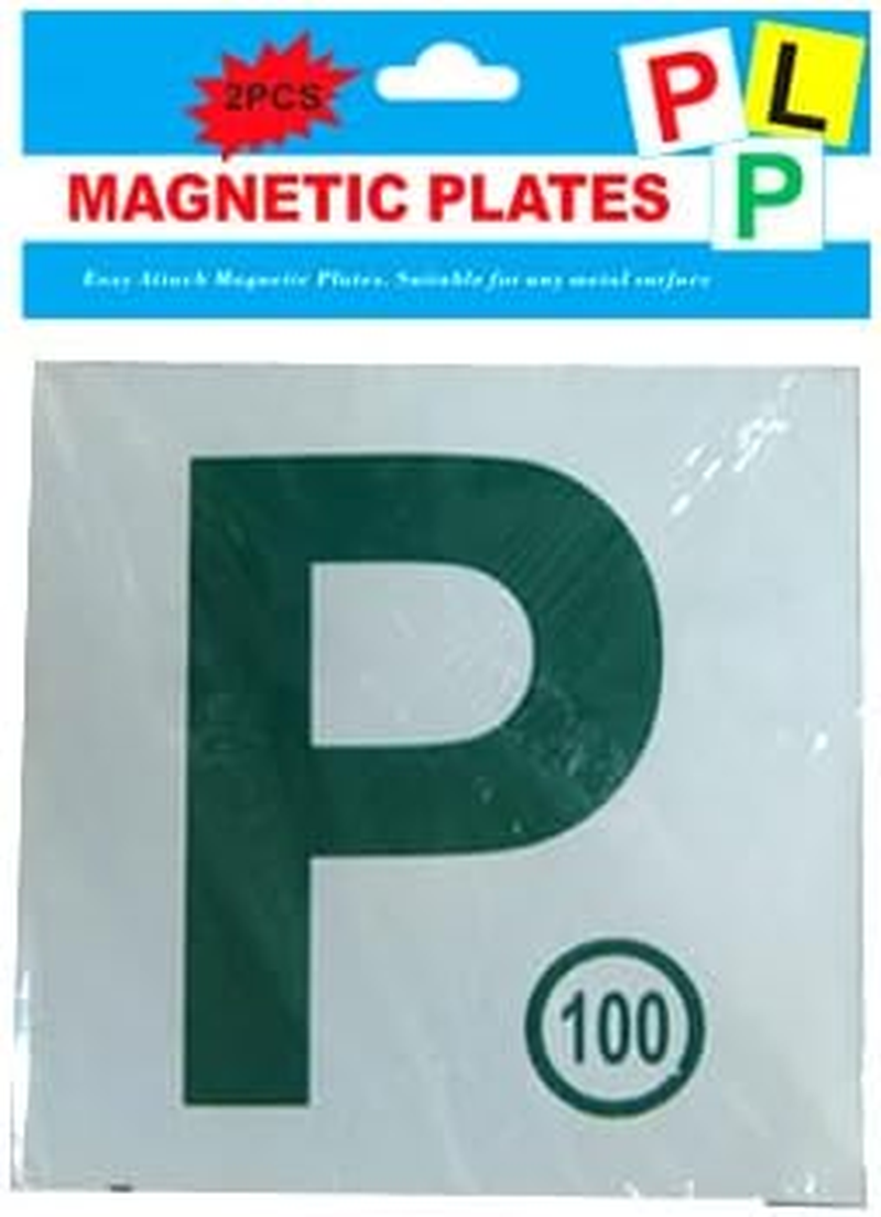 Lylac Car Plates 2 Pieces NSW Green P with Speed Limit