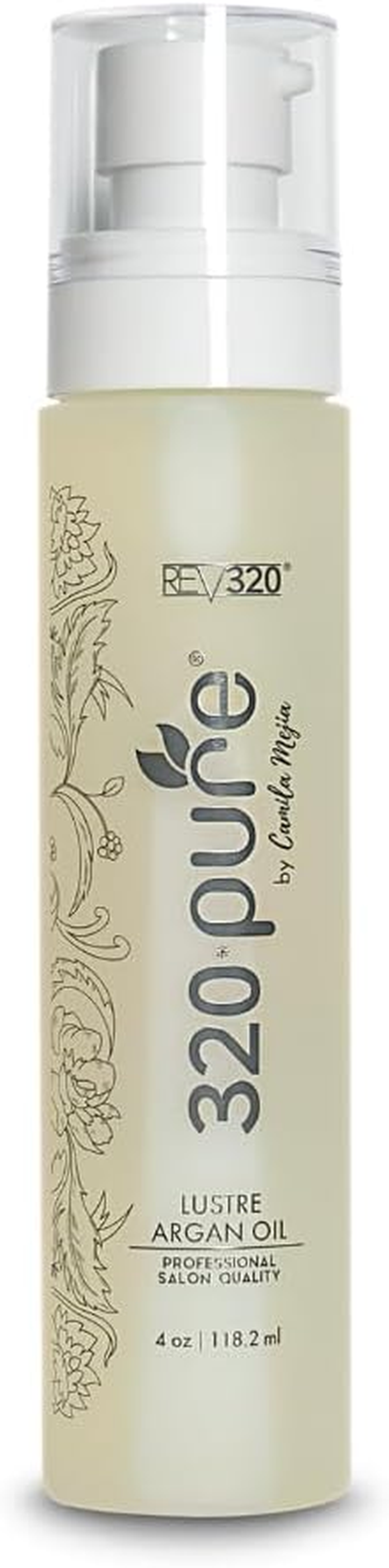 Rev320 Lustre Argan Oil - Professional Grade Styling Oil - Protects Hair from Heat Damage - Frizz Control - Color Protector (4Oz) image number 5