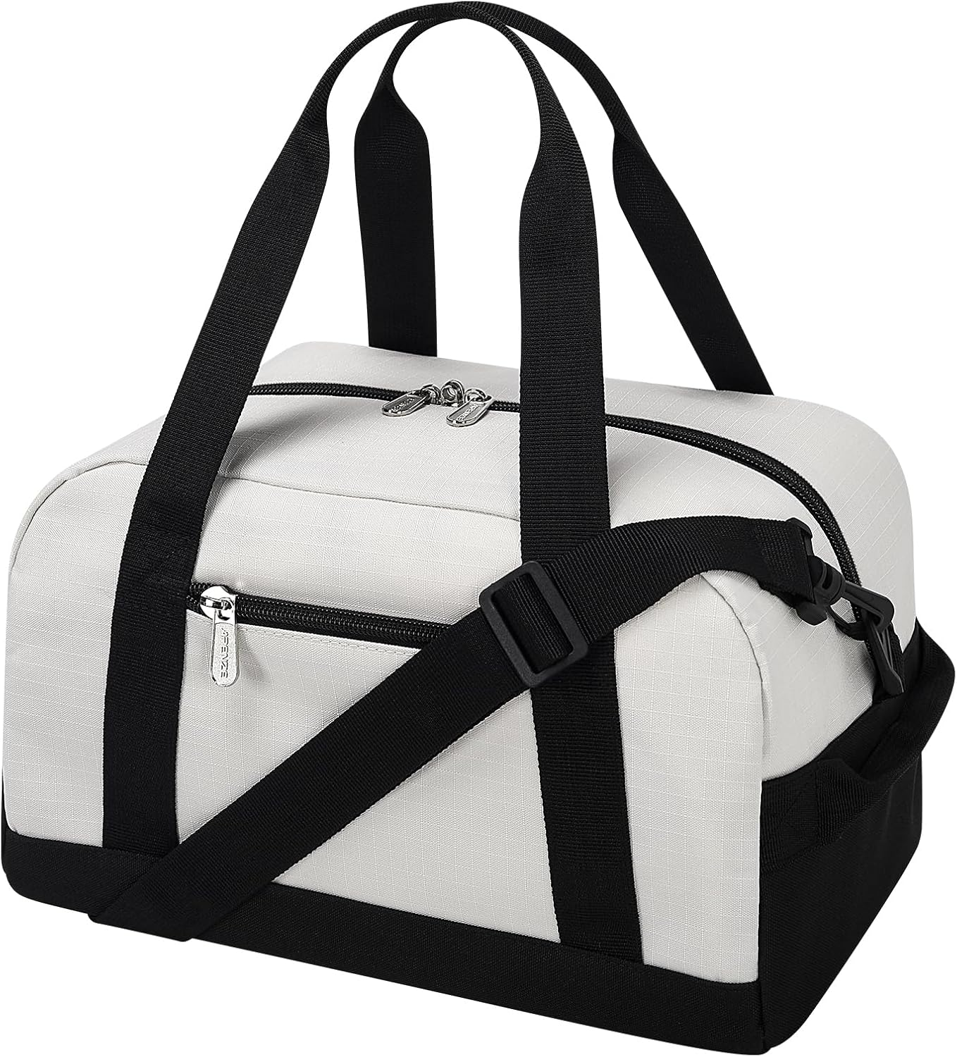 Small Gym Bag Carry on Bag - 12 Inch Mini Duffle Bag Lightweight for Overnight Travel, Camel, 12 Inch, Small Duffle Bag