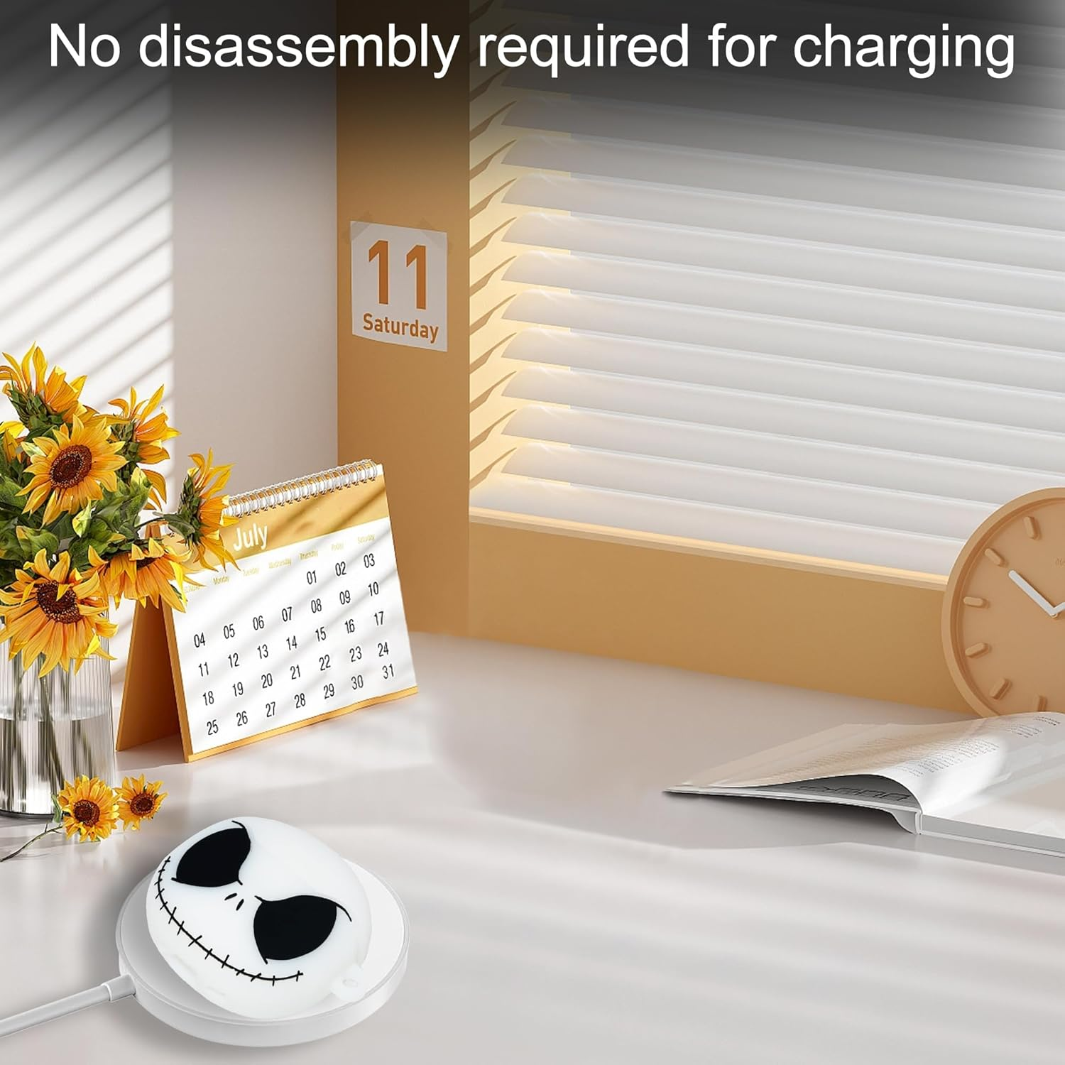 Cute Skull Cover for Airpods Pro 3Rd Generation Case 2025 - Funny Cartoon Anime Animal Shockproof Protective Silicone Skin for Airpods Pro 3 Case Accessories Set with Cleaning Pen Kit for Boy Girl image number 1