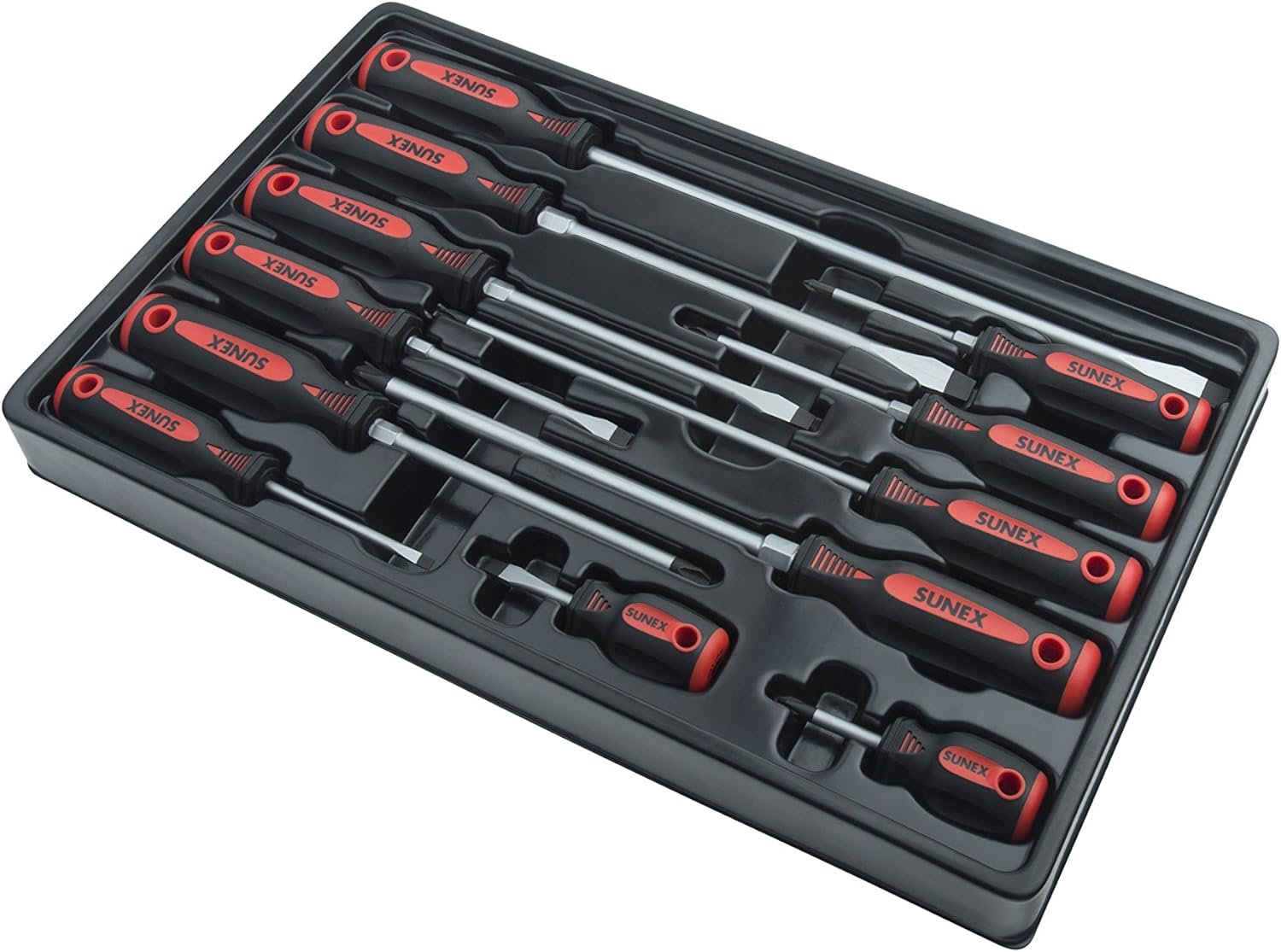SUNEX TOOLS 1112SS Combination Screwdriver Set, 12Piece image number 6