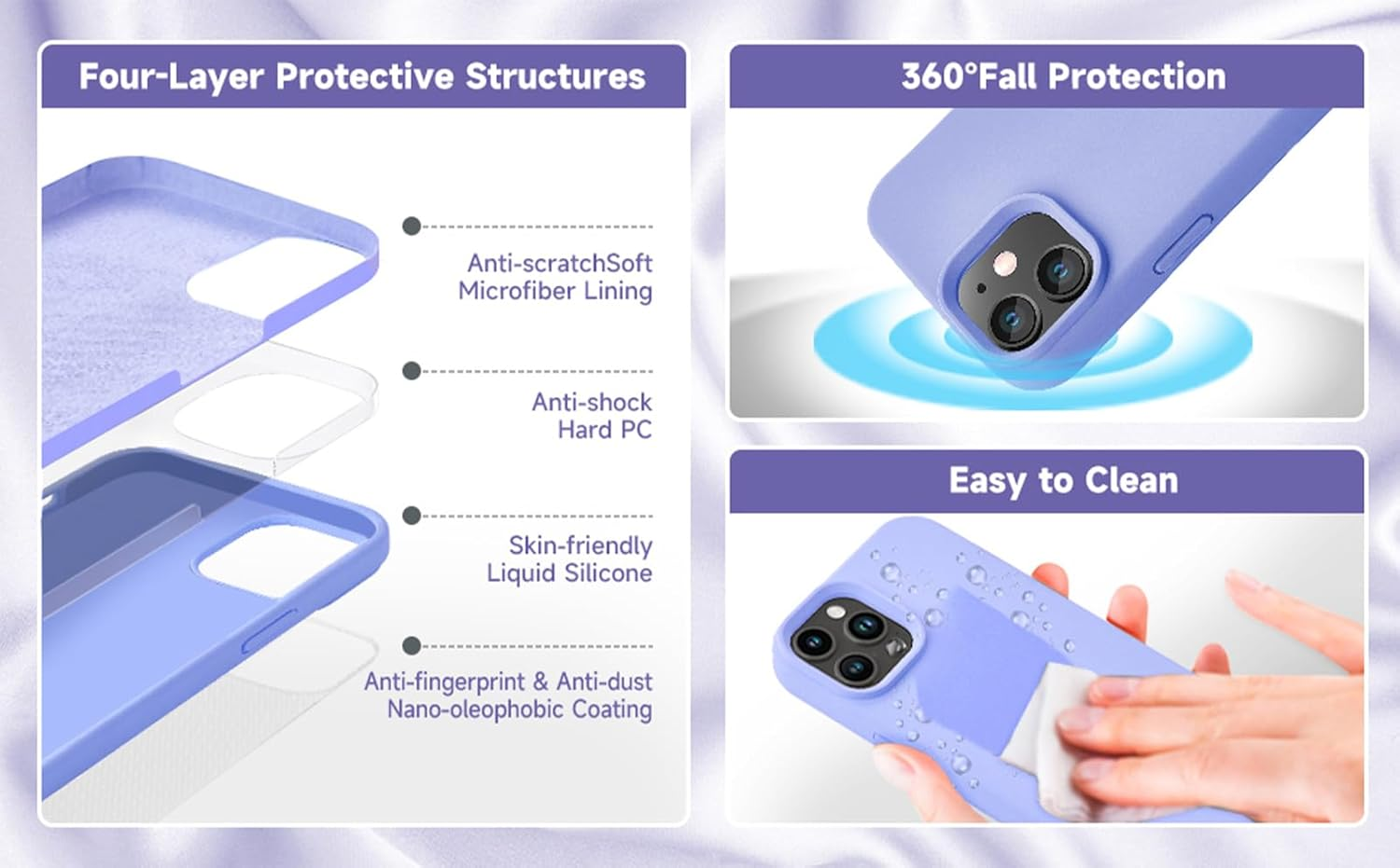 MOJIA Silicone Case for Honor Magic8 Pro/Magic 8 Pro, Ultra Slim Soft Liquid Silicone Shockproof [Anti-Oil and Anti-Fingerprint] Phone Case Cover with Anti-Scratch Microfiber Lining. Black image number 4