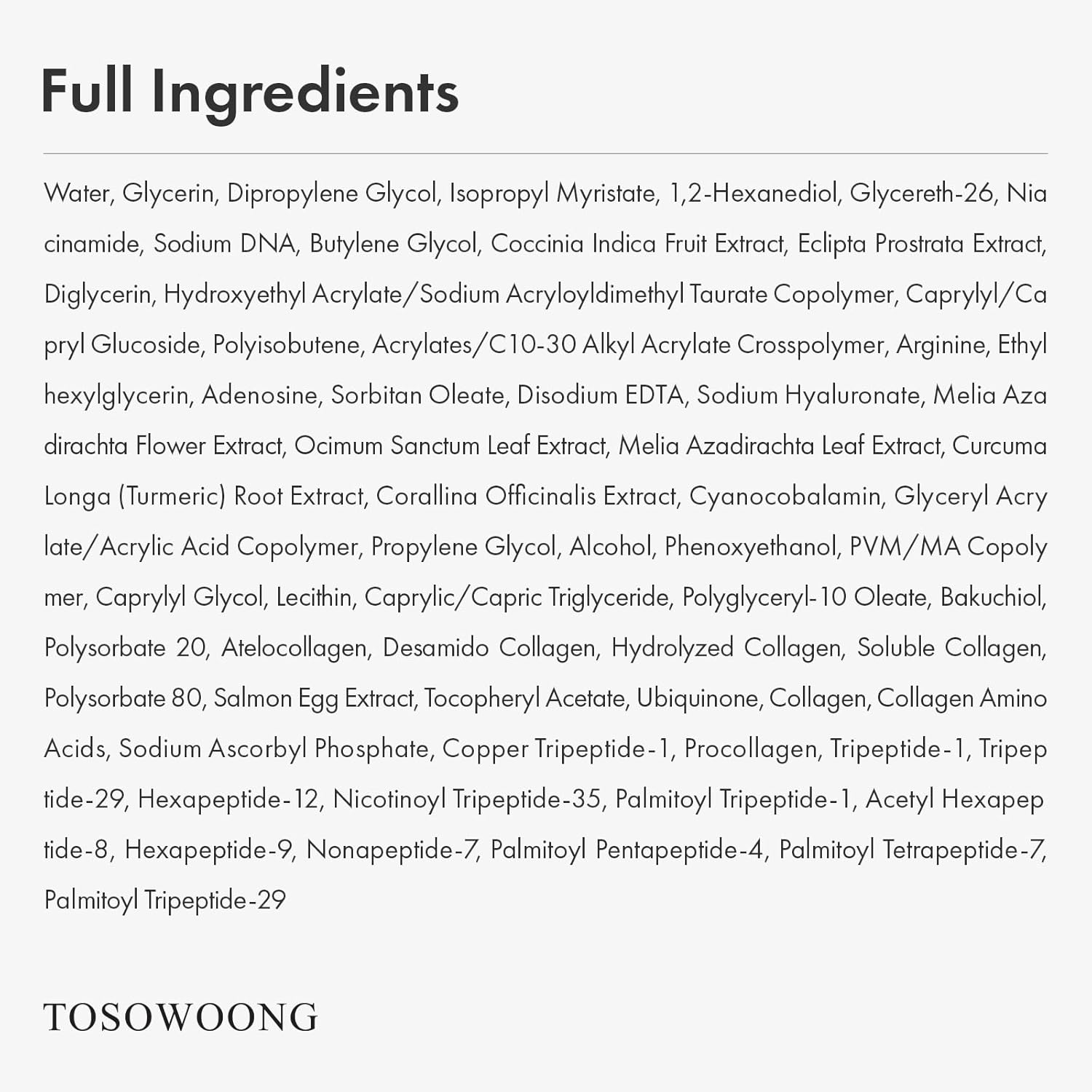 TOSOWOONG Pink Peptide 12 PDRN Serum with Salmon DNA PDRN 10,320Ppm, 12 Peptides, Niacinamide, Skin Glow, Hydrating, Moisturizing, Firming, Uneven Skin Tone, Korean Skincare, 33Ml, 1.11 Fl.Oz. image number 2