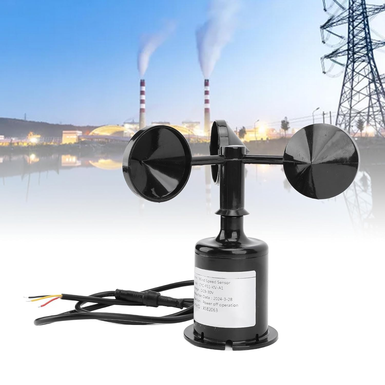 Haofy High Accuracy Outdoor Wind Speed Monitoring Sensor Anemometer for Greenhouses Weather Marine Ports Industrial Use image number 5