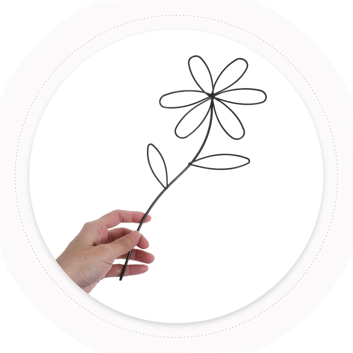 Yardwe 2Pcs Metal Plant Trellis Climbing Rack for Potted Plants Outdoor Heavy Duty Support Garden Supplies image number 6