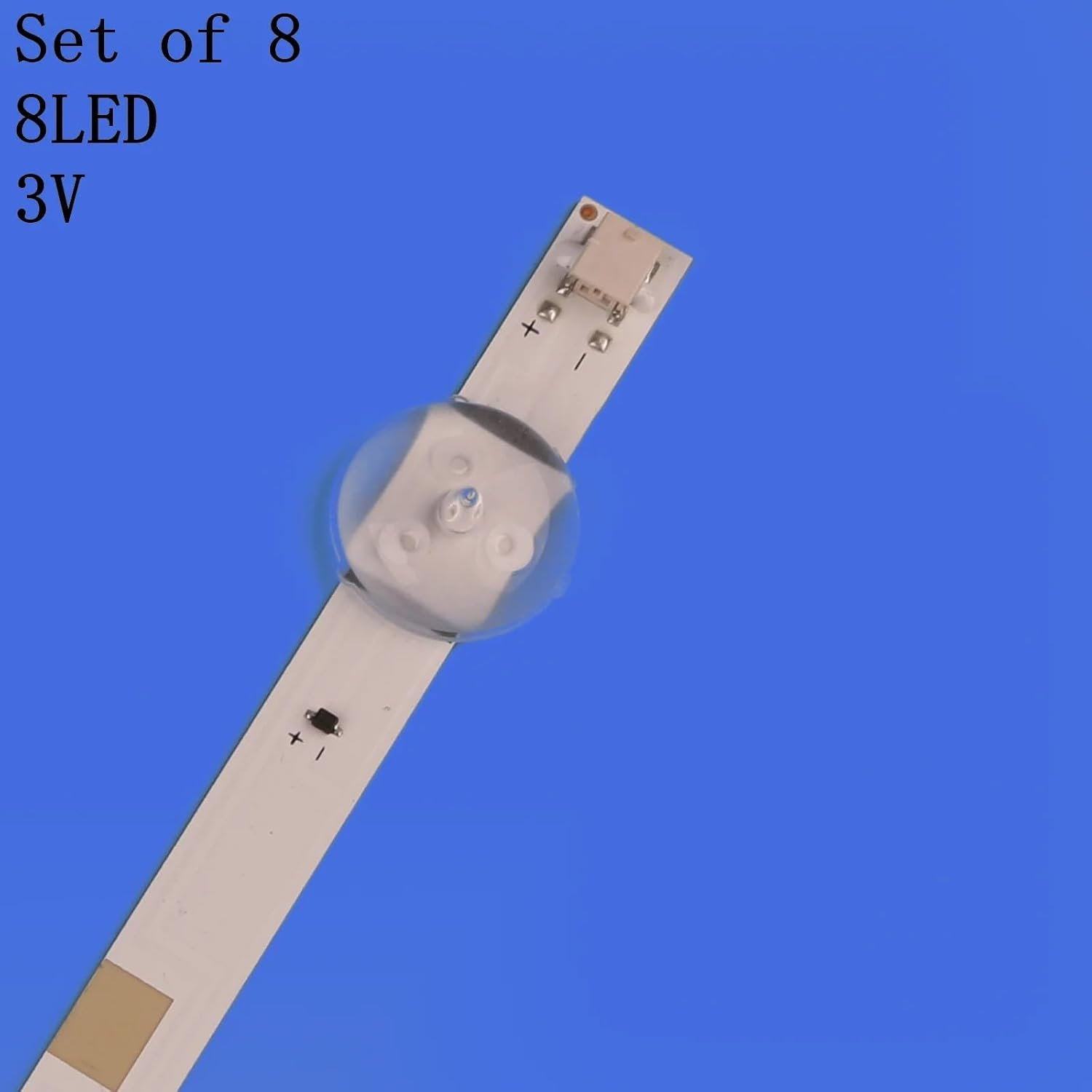 KBCTFWP 8Pcs/Set LED Backlight Strip Fit for Samsung UN48J5200 UE48J5200AW UE48J5250 UE48J5270 UE48J5005 BN96-37296A 37297A 2015 SVS48 image number 3