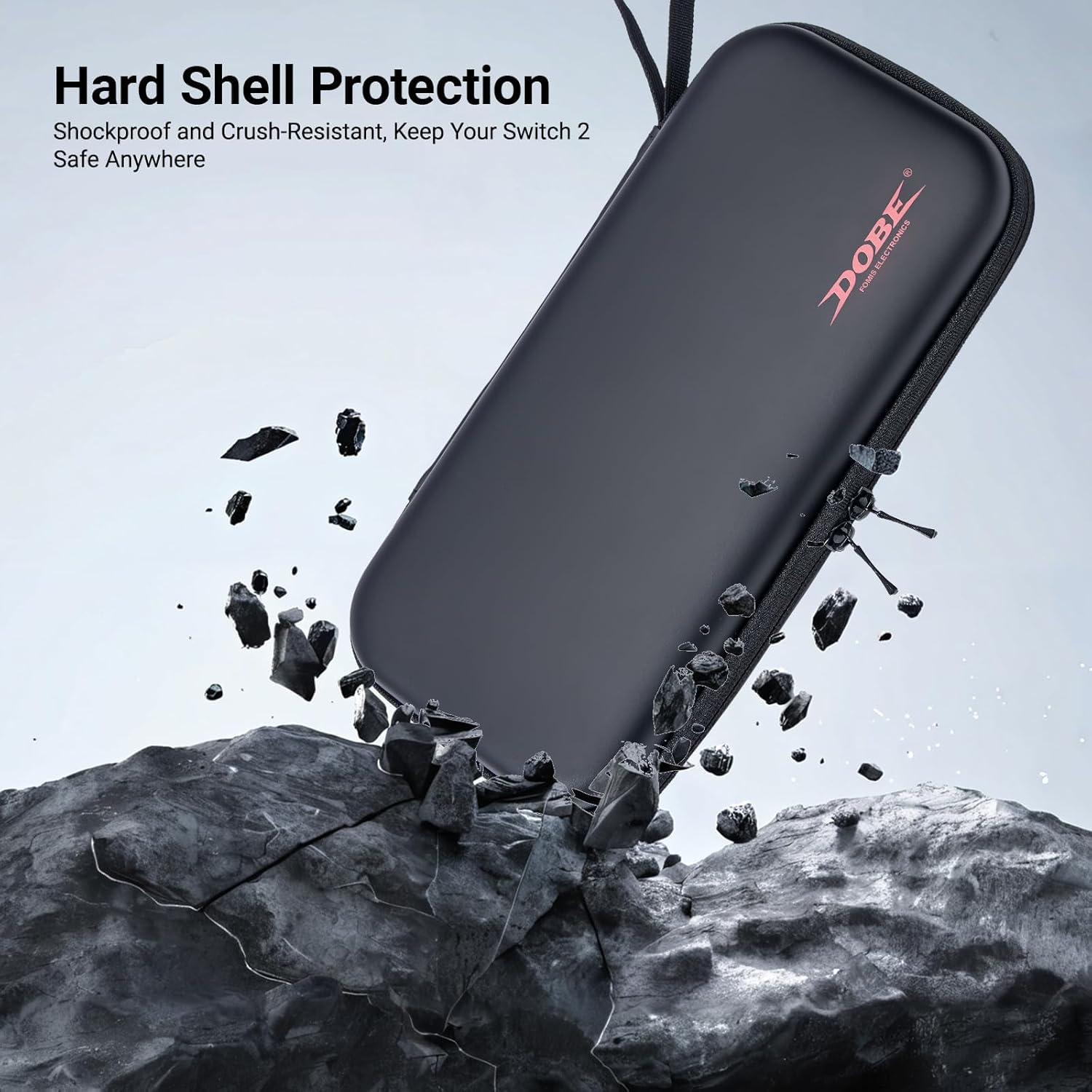 Carry Case for Nintendo Switch 2, Switch 2 Case with 12 Game Card Slots, Waterproof and Shockproof Storage Bag for Switch 2, Must-Have Switch 2 Accessories Kit 2025