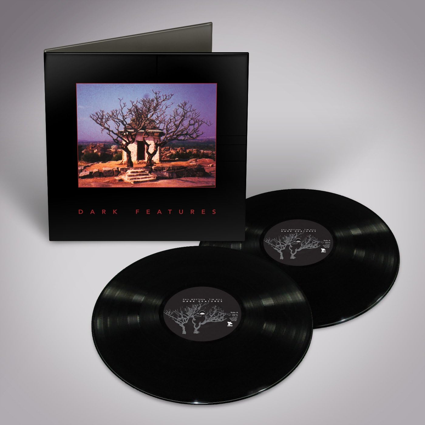 Artoffact Records Phil Western + Tim Hill &ndash; Dark Features Vinyl Long Play, 2 Pieces Set Music CD