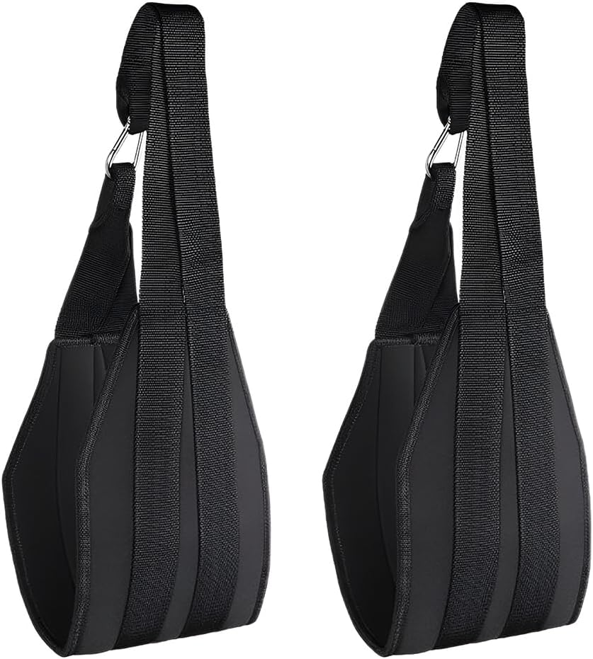 2 Pack Fitness Hanging Ab Straps,Pull up Straps,Arm Pull up Workout Support,Abdominal Training Workout Equipment,Arm Support Slings,Fr Home,Gym Workout image number 5