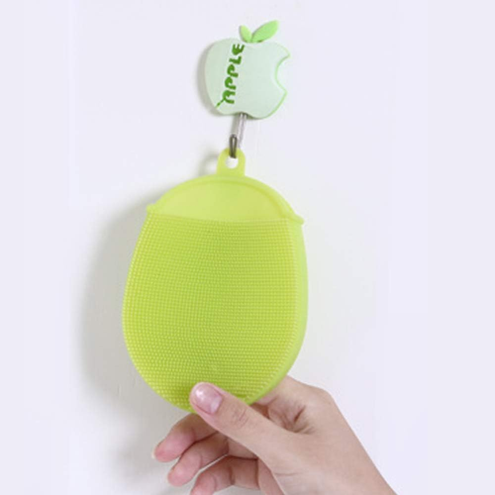 2-Pack Silicone Body Brush Glove, Soft Bath Shower Scrubber Sponge for Washing Cleaning Exfoliating Skin SPA Feet Back Massage image number 4