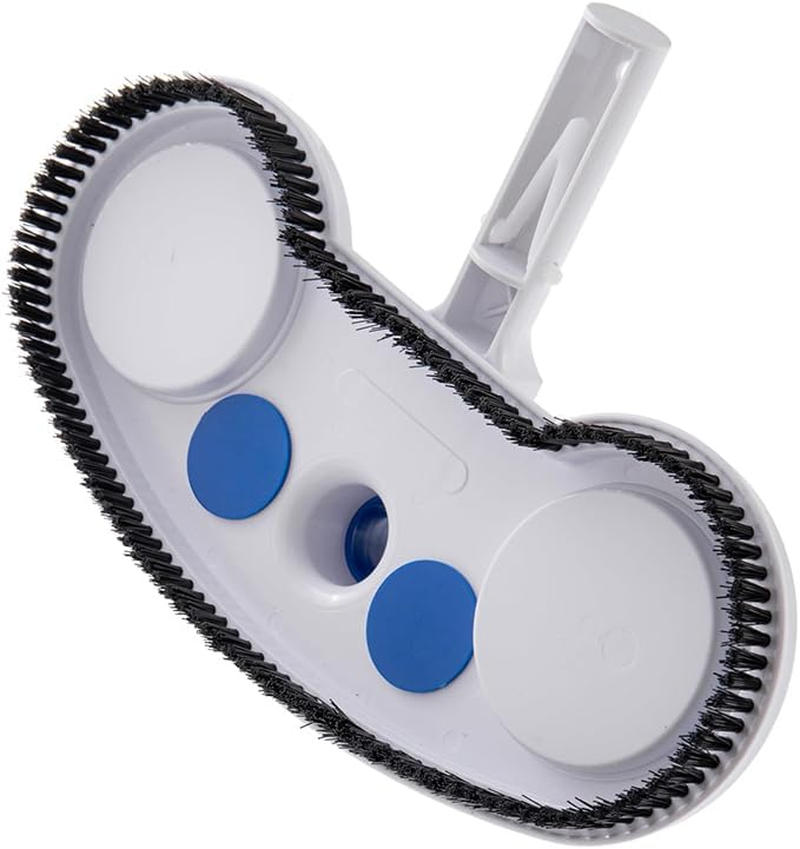 Swimming Pool Suction Head, Plastic Cleaning Supplies, Oval Shaped Suction Brushes for Gaming Consoles, Suitable for Wading Sports, Efficient Cleaning and Easy Removal of Stains (Blue and White) image number 6