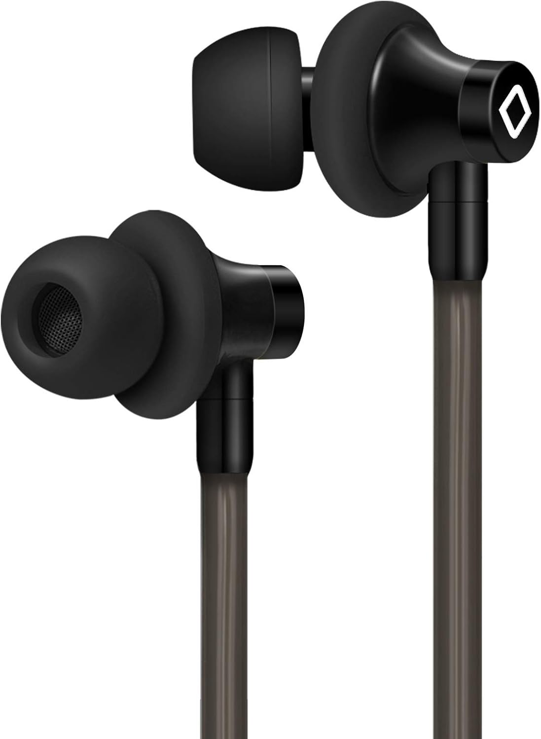 Aircom A3 Active Air Tube Headphones - Anti-Radiation Wired Sports Earbuds with Airflow Audio Technology for Premium Sound and EMF Protection &ndash; White