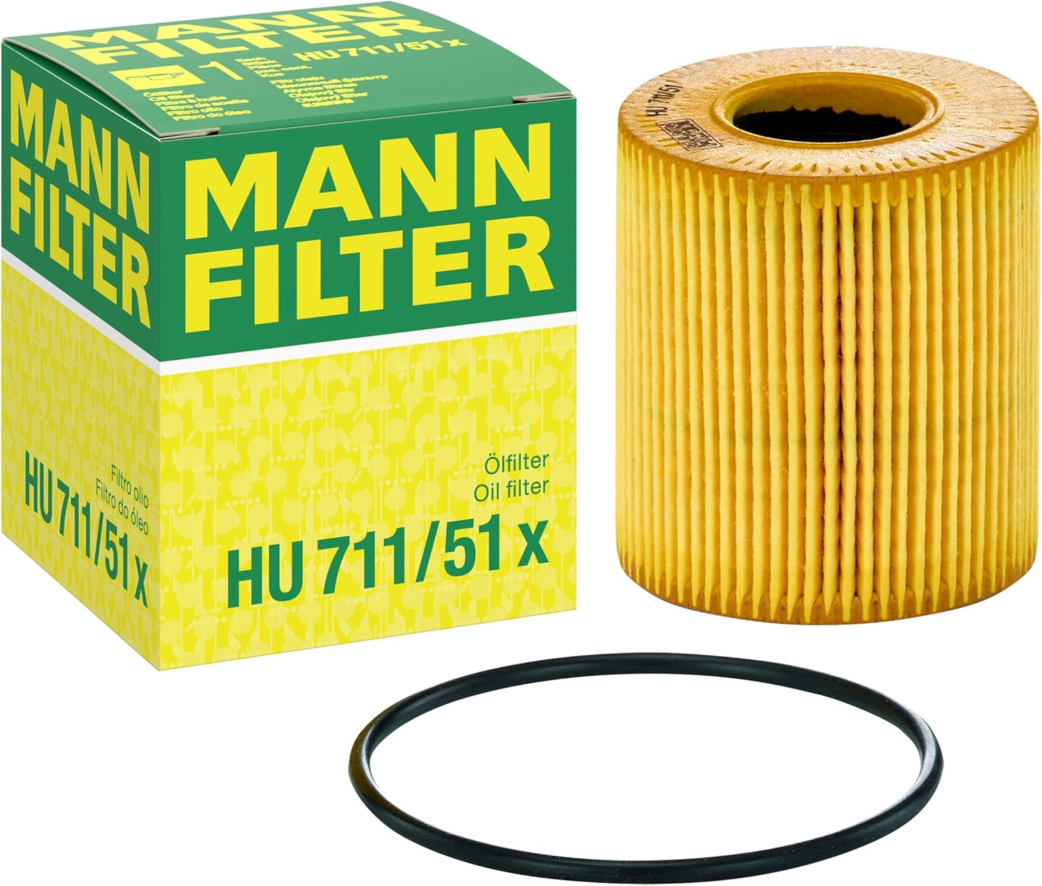 MANN-FILTER Original Oil Filter HU 711/51 X &ndash; Oil Filter Set with Gasket/Gasket Set&ndash; for Passenger Cars image number 3