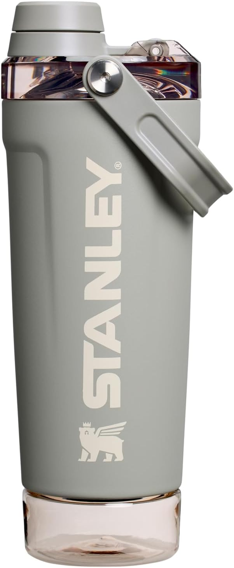 Stanley Activate Shaker Bottle 20 Oz | Leakproof Insulated Stainless Steel Shaker Cup | Base Storage and Twist on Fast Flow Lid | Protein Shakes and Pre Workout Powder | Bpa-Free | Twilight
