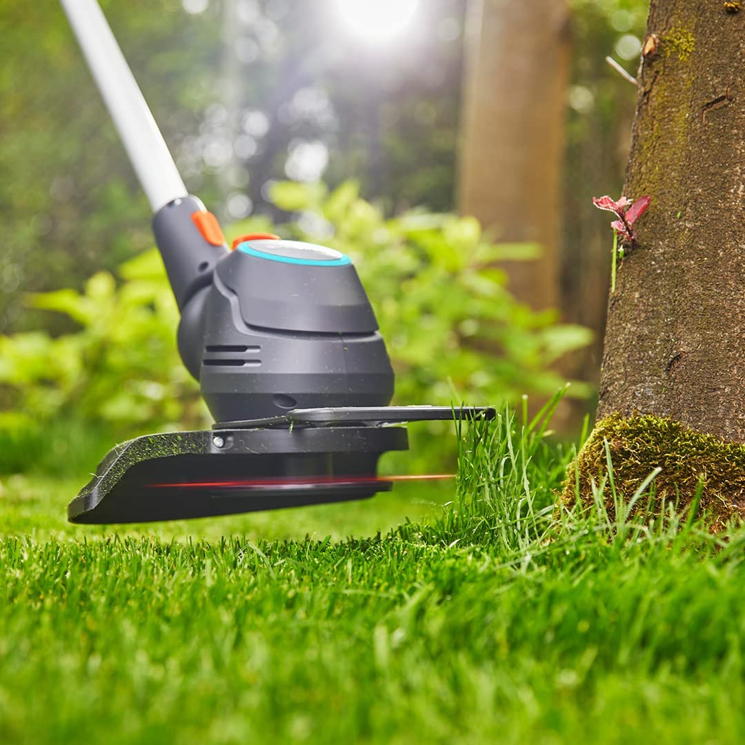 Gardena Battery Trimmer Comfortcut 23/18V P4A - 2.5Ah Battery and Charger Included Silver/Black/Turquoise/Orange 14701-52 image number 5