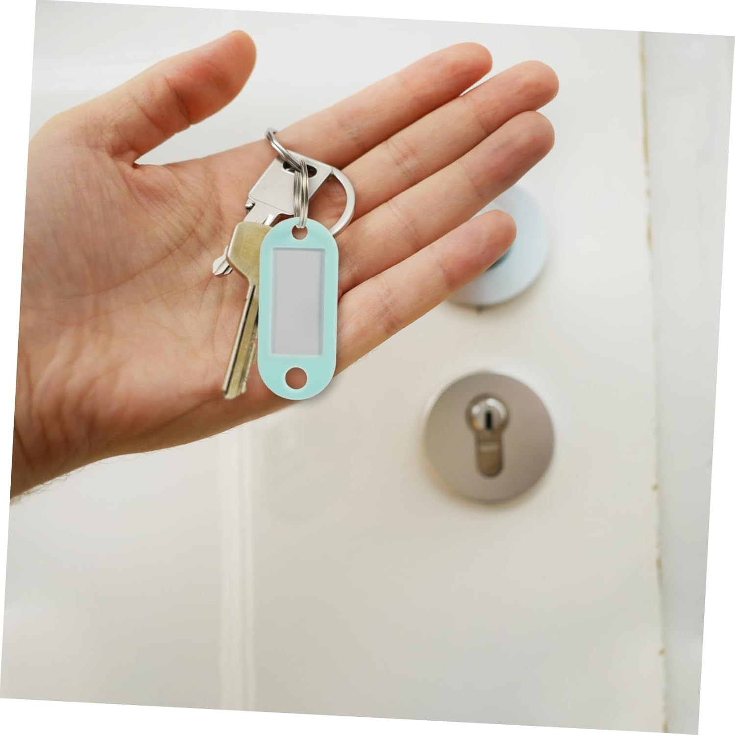 LIGIGWASH Key Classification Tags with Split Ring Key Chain Tags for Luggage Travel Organization image number 5