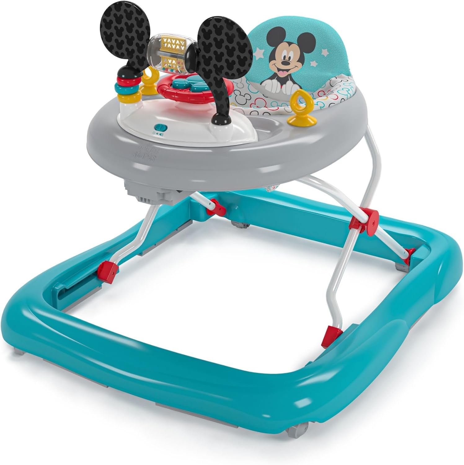 Bright Starts Disney Baby Mickey Mouse Original Bestie 2-In-1 Baby Activity Walker - Easy Fold Frame and Removable -Toy Station, 6 Months and Up image number 6