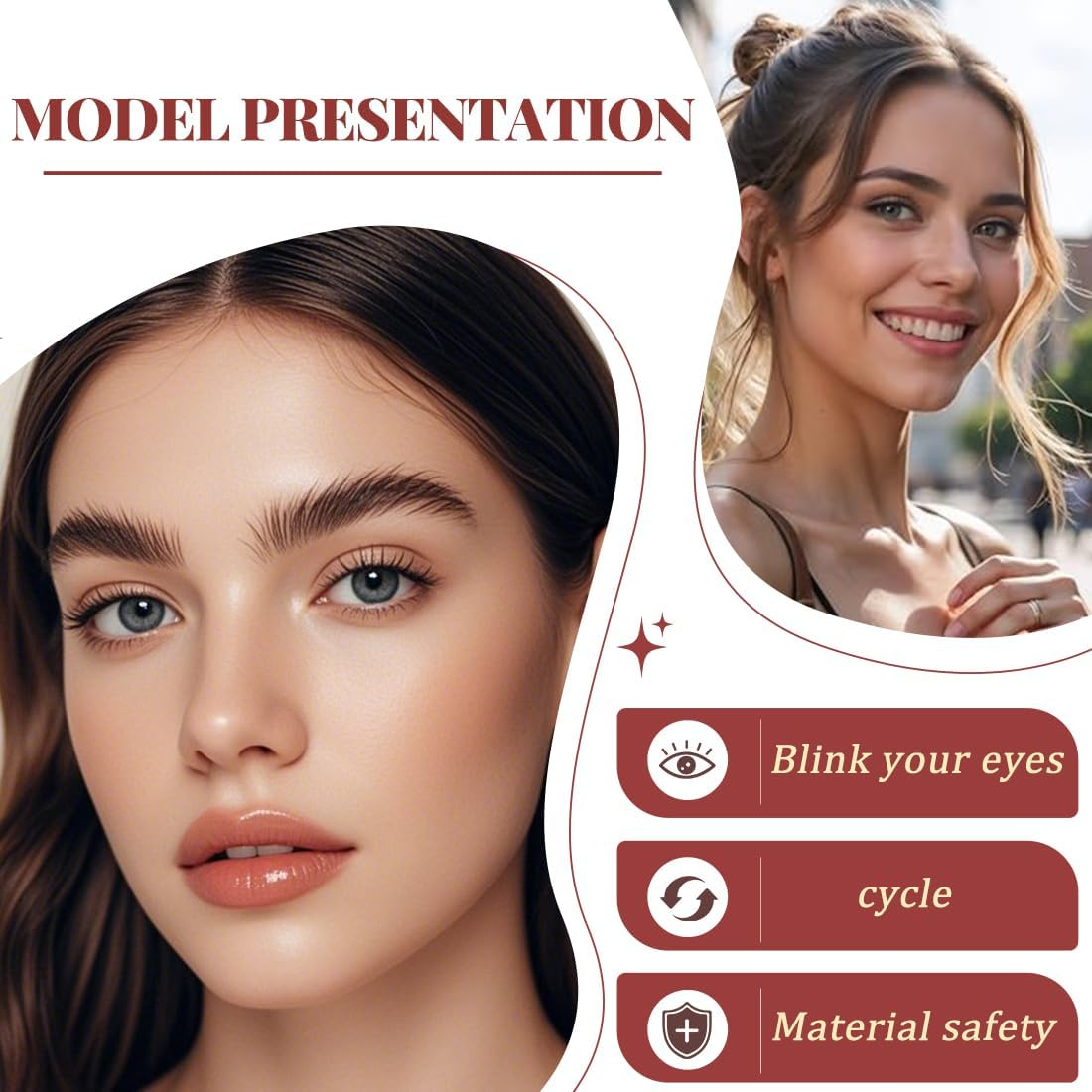 IEBTAWN 2 Boxes of Slip-On Eyelids Stripes Invisible Eyelid Tapes, Eyelid Stripes Invisible, Eyelid Tape, Eyelid Tightening Strips, Skin-Friendly, Natural, for Daily Make-Up, Photos image number 1