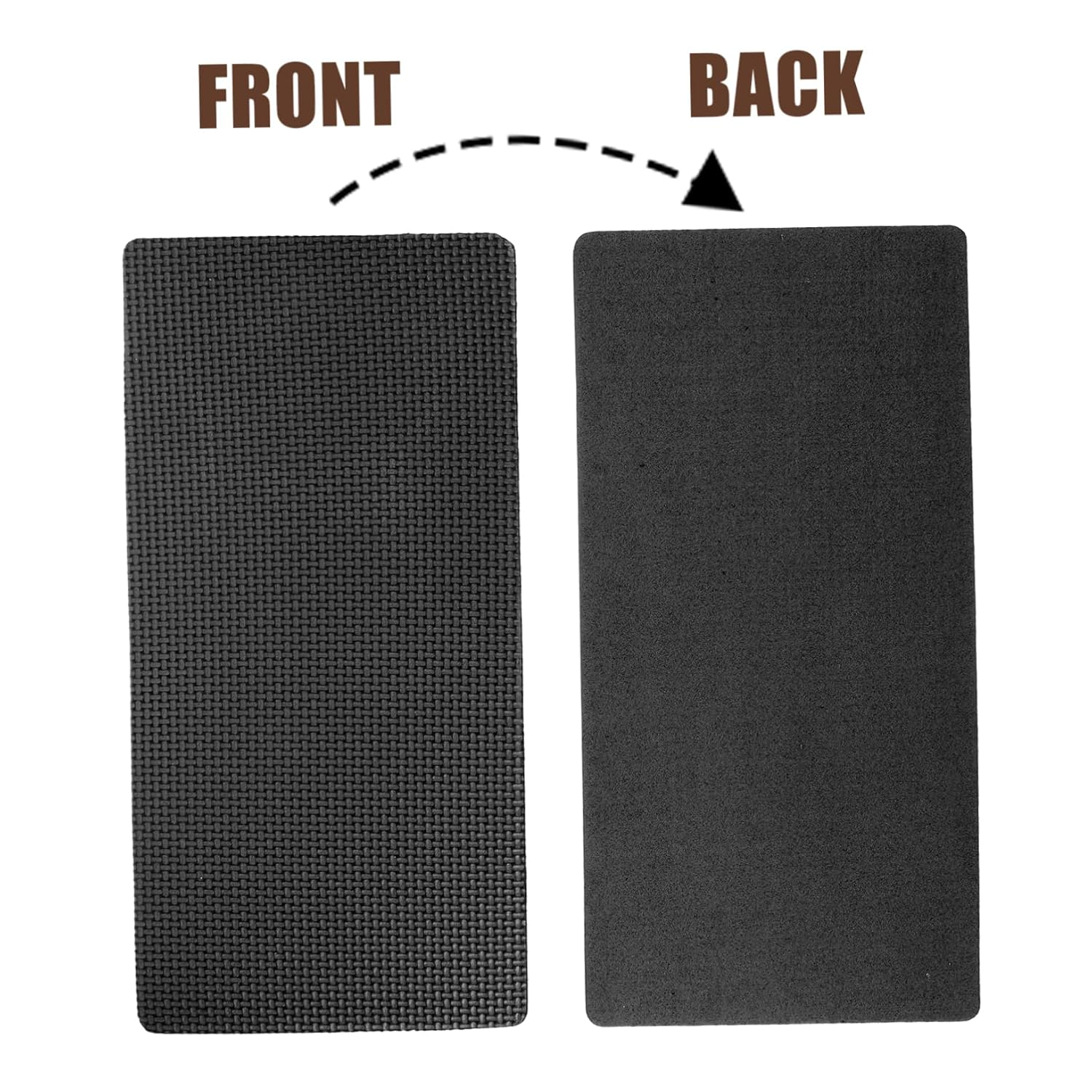 Milisten 2Pcs Garden Kneeling Pads for Gardening and Exercise, Eva Soft Knee Cushions Small Portable Non-Slip Mats for Outdoor Work and Yoga, Black image number 6