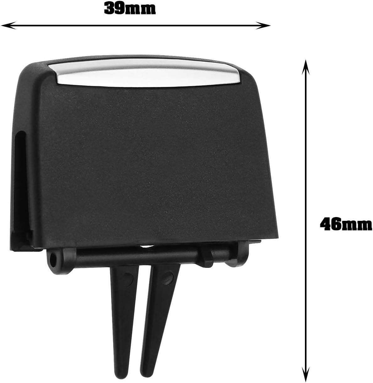 Emsea Car Air Vent Clip Tab Compatible with X5 E70 X6 E71 Automotive Front Row Air Conditioning Air Grille Tab Air Vent Outlet Tab Vent Clip Black ABS image number 6