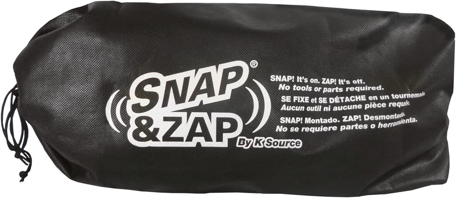 K Source Snap & Zap Custom Towing Mirror Pair for Ford F150, Black image number 6