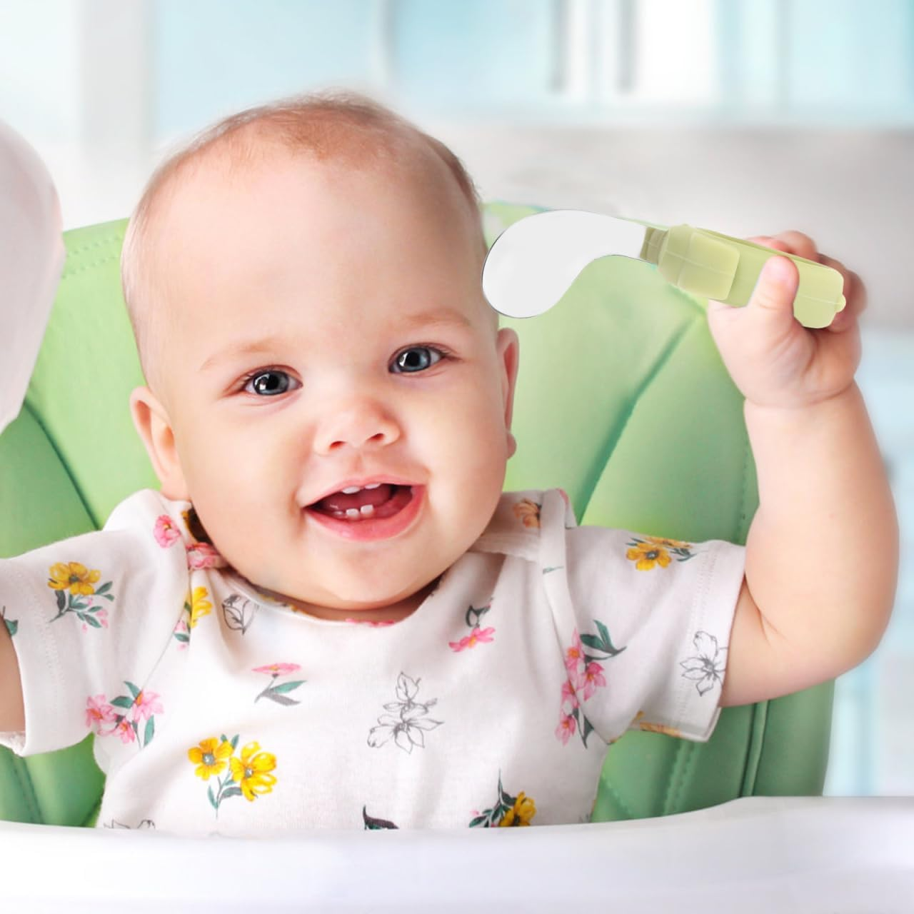 Toddler Utensils Set Toddler Training Fork & Spoon with Storage Box, Short Handle for Travel Home image number 2