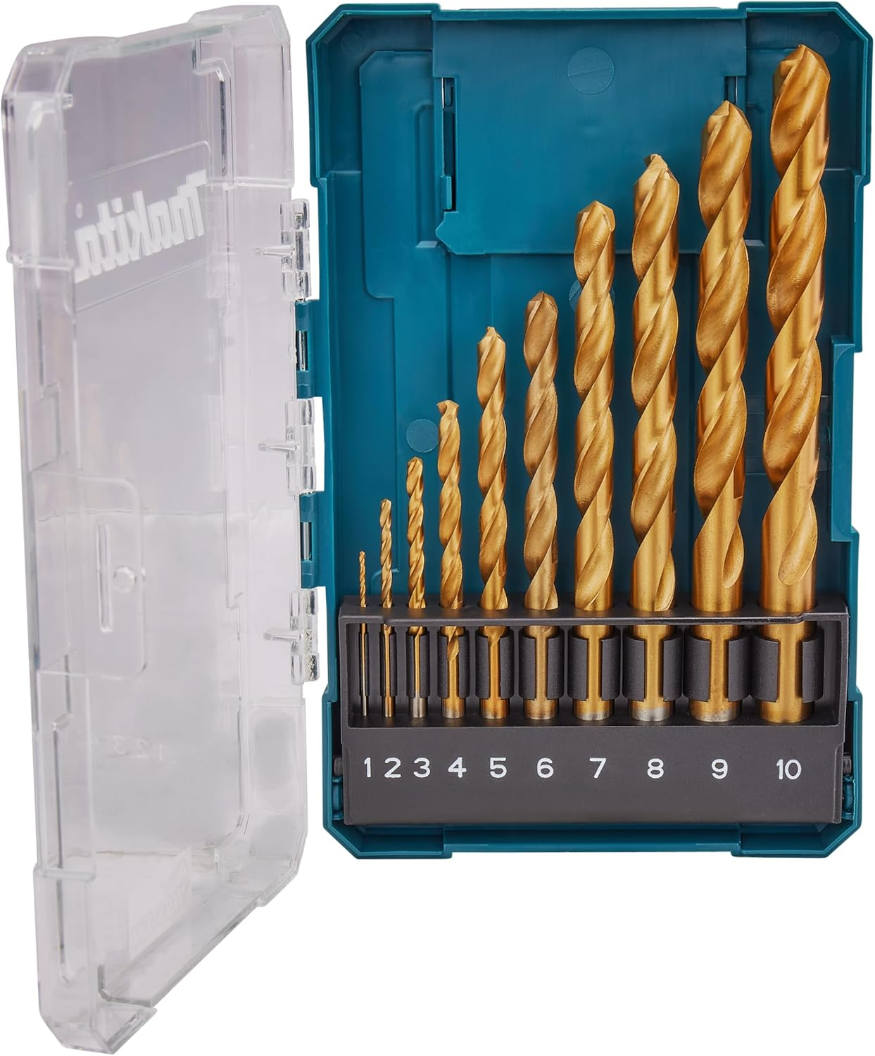 Makita D-72849 HSS TIN Drill Bit Eco Set 10 Piece image number 2