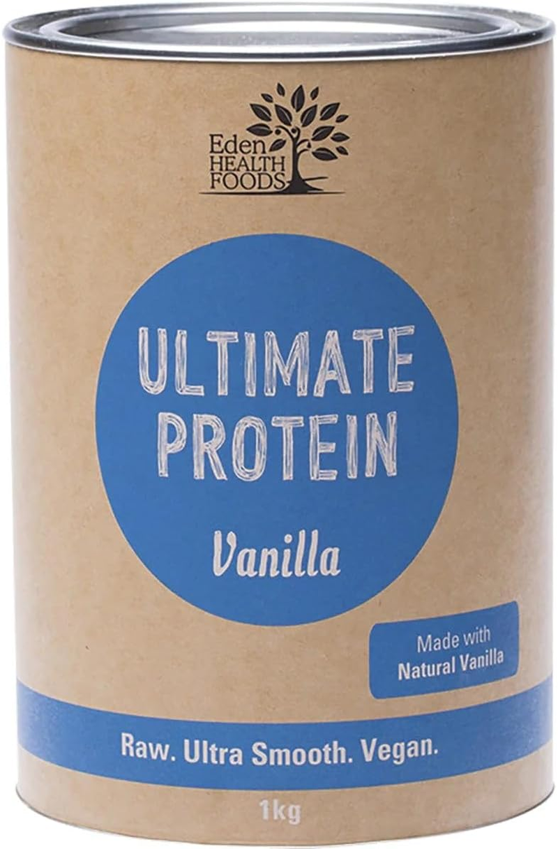 Eden Healthfoods Vanilla Ultimate Sprouted Brown Rice Protein 1 Kg, 1 Kilograms