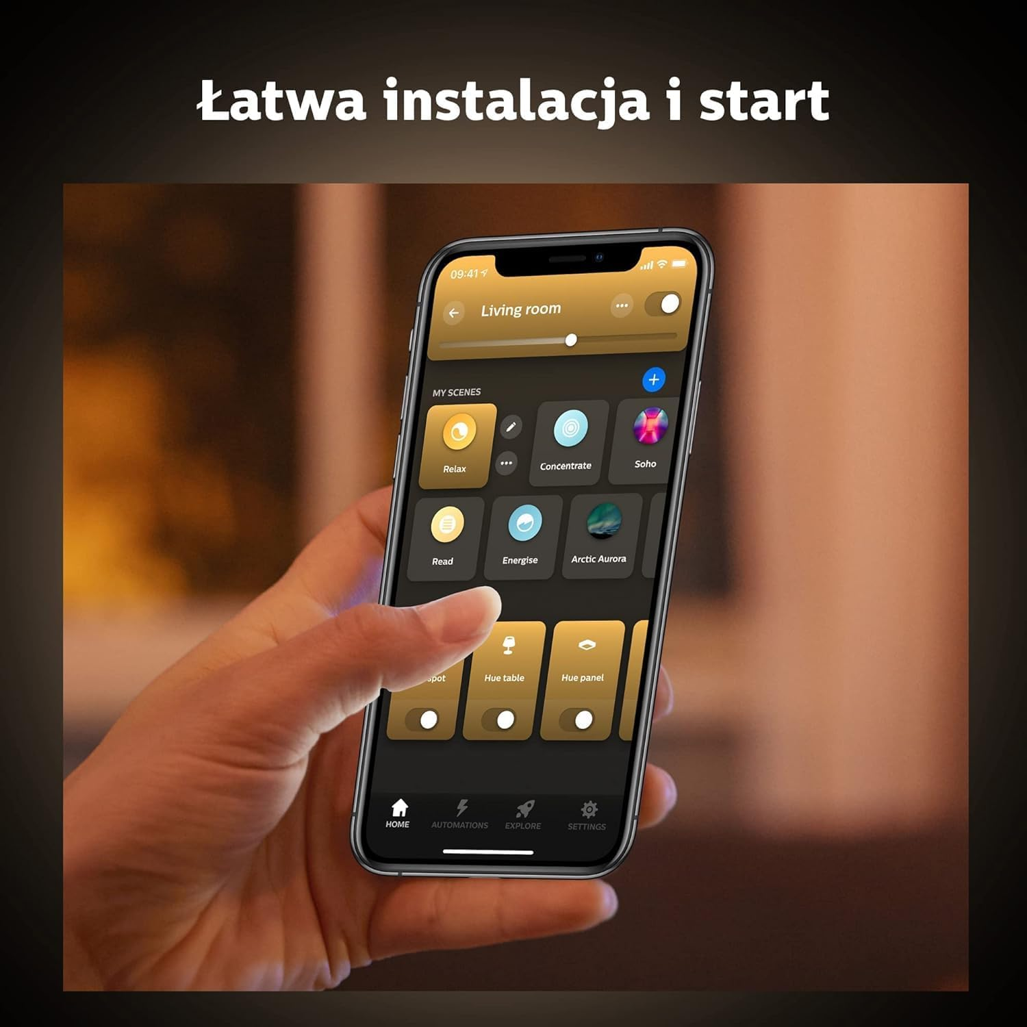 Philips Hue Enrave White Ambiance Smart Ceiling Light [Small], White. Compatible with Alexa, Google Assistant and Apple Homekit