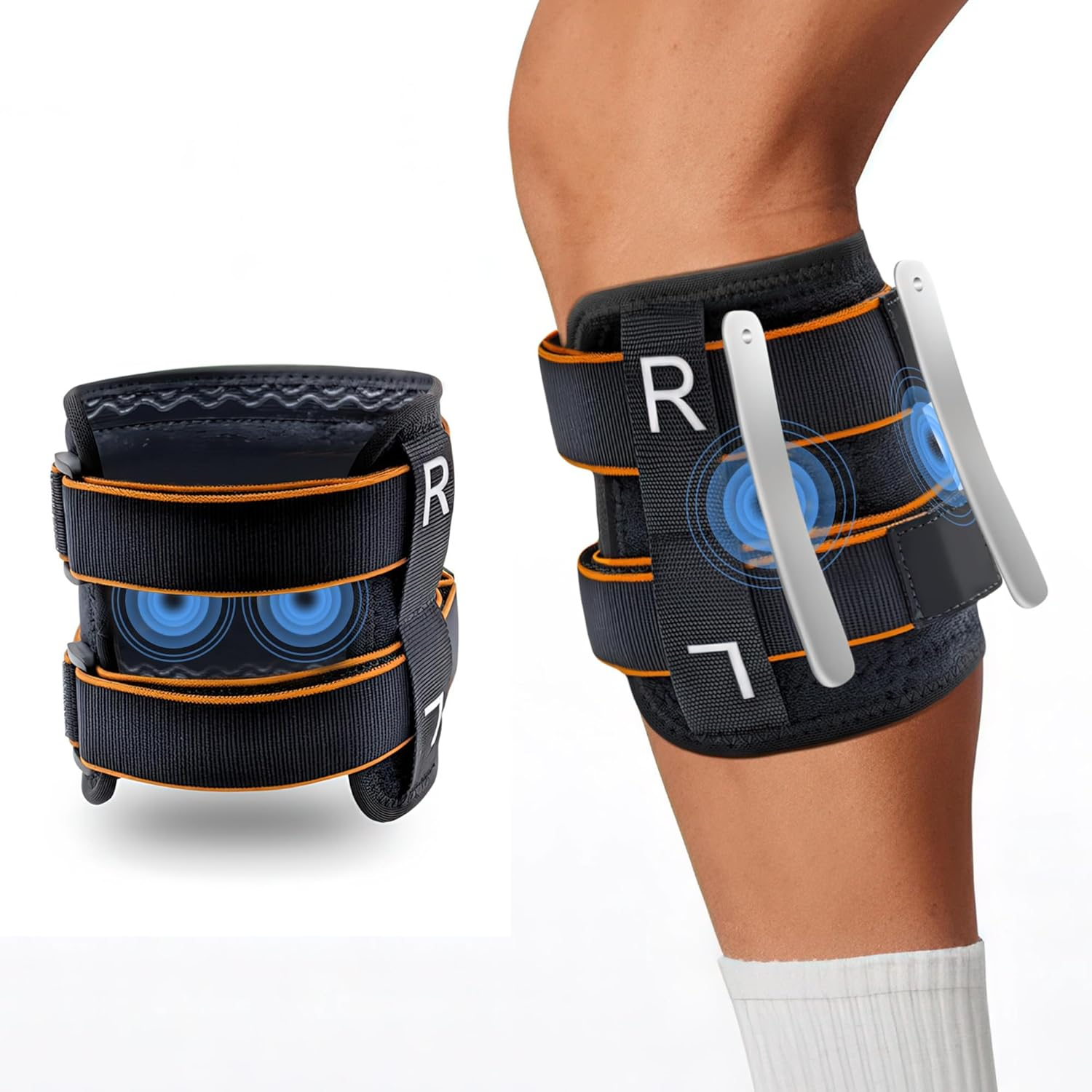 Sciatica Pain Relief Brace - Ergonomic Support Belt with Dual Anti-Slip Strips for Lower Back, Hip, Leg & Nerve Pain - Adjustable Fit for Men & Women, Black image number 4