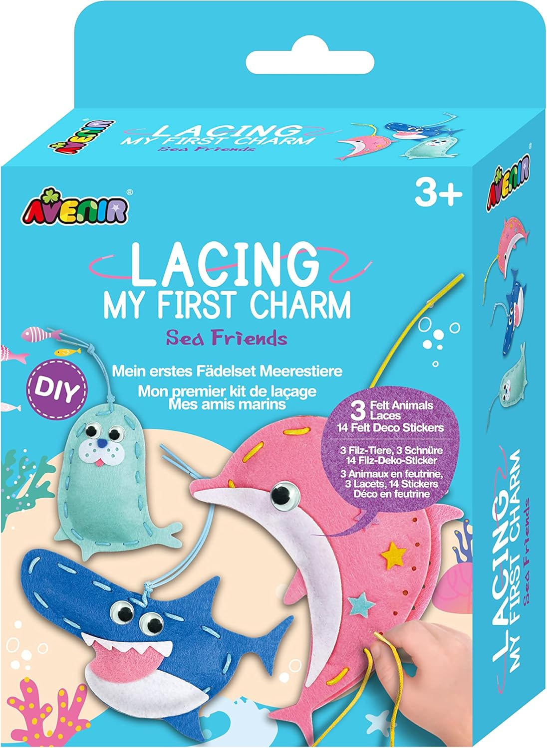 Avenir Sea Friends Lacing My First Charm DIY Kit image number 4