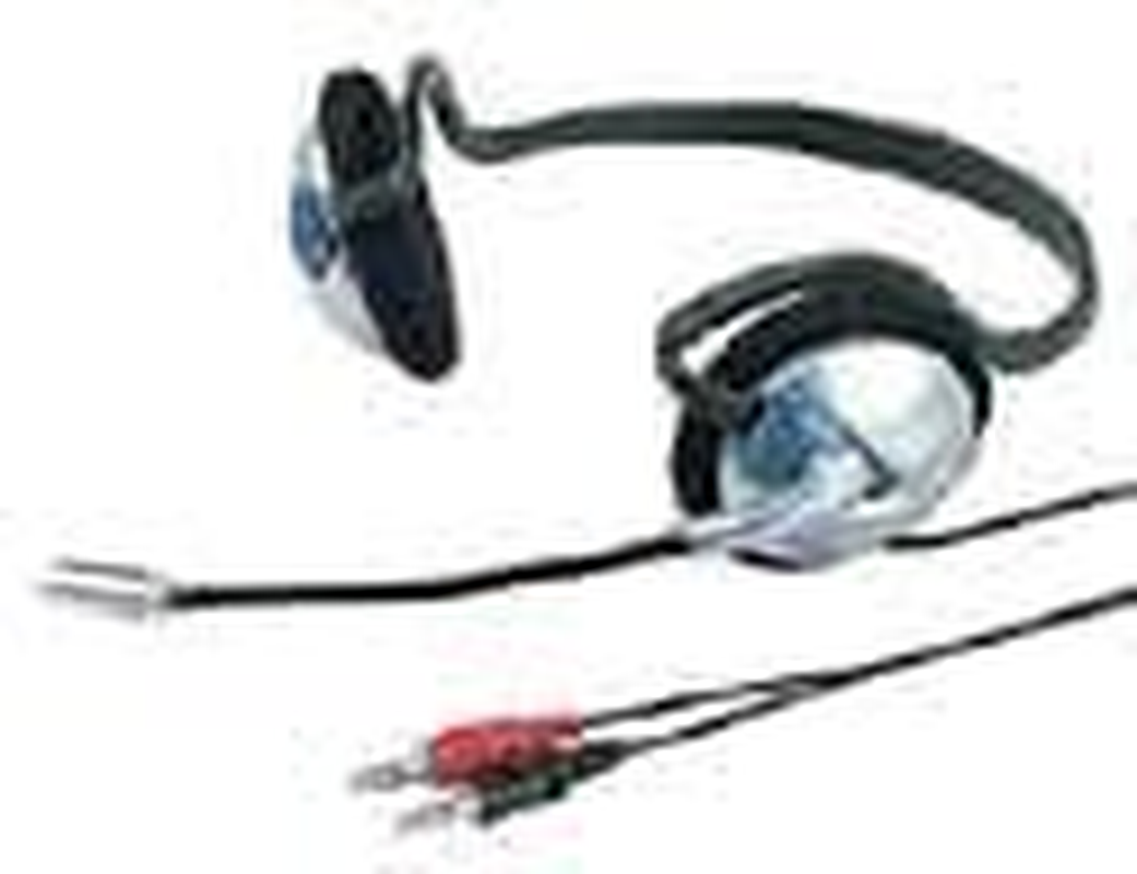 SANWA Supply MM-HS302 Multimedia Headset (Neckband)