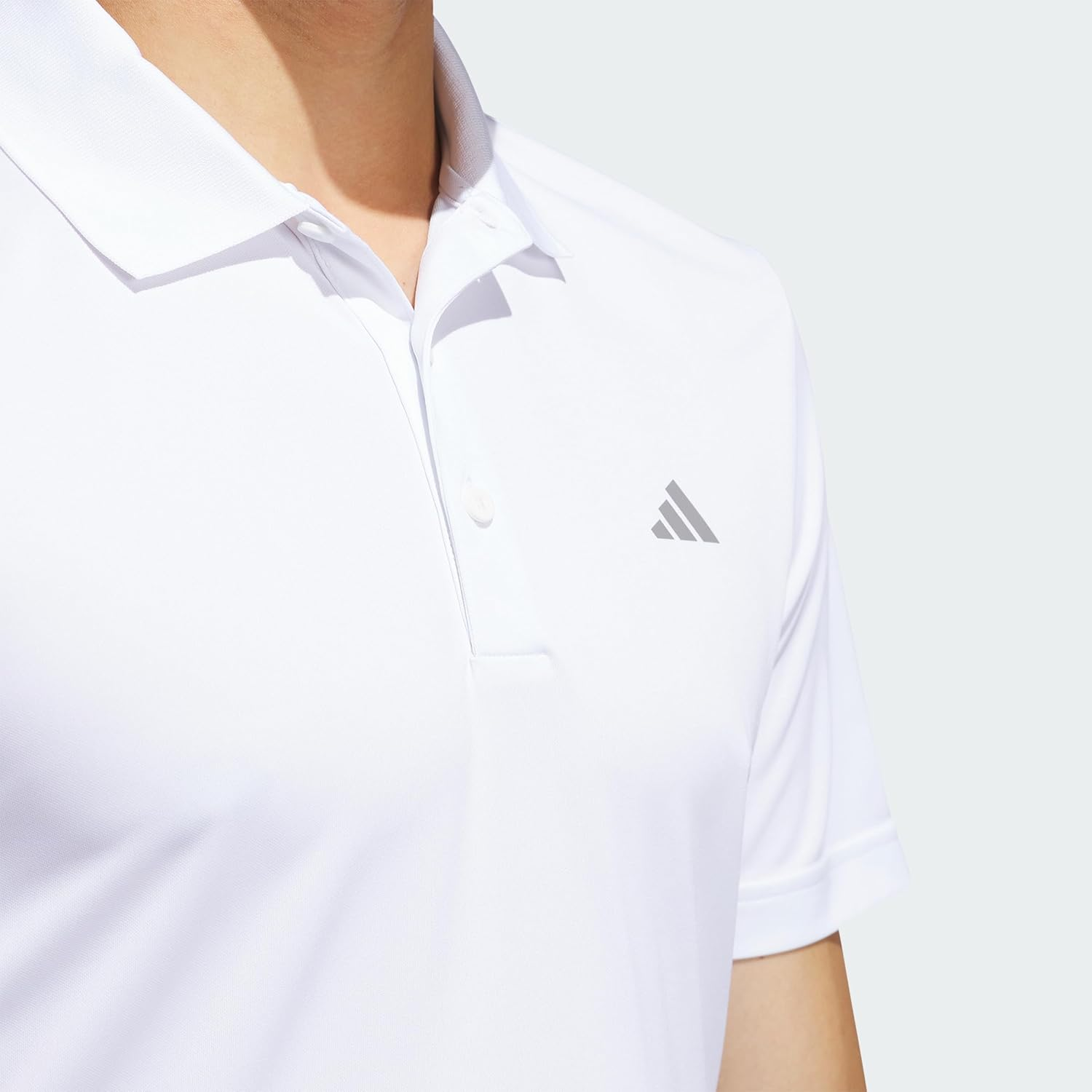 Adidas Performance Golf Men'S Polo Shirt, White, Medium image number 3