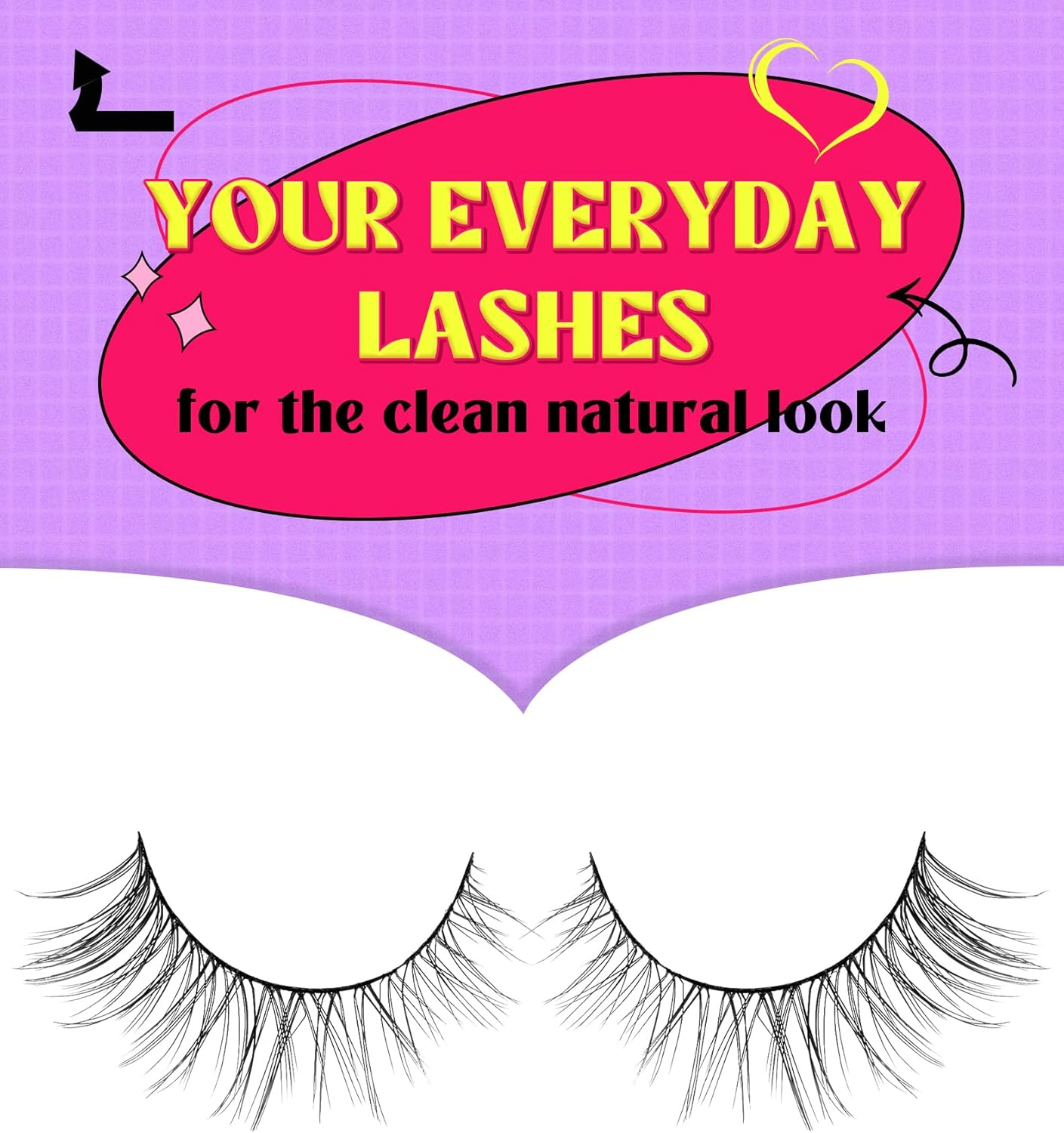 Lashes Wispy False Eyelashes Gradient False Lash Natural Look Small Fake Lashes Faux Mink Strip Eyelashes 7 Pairs D11 image number 5