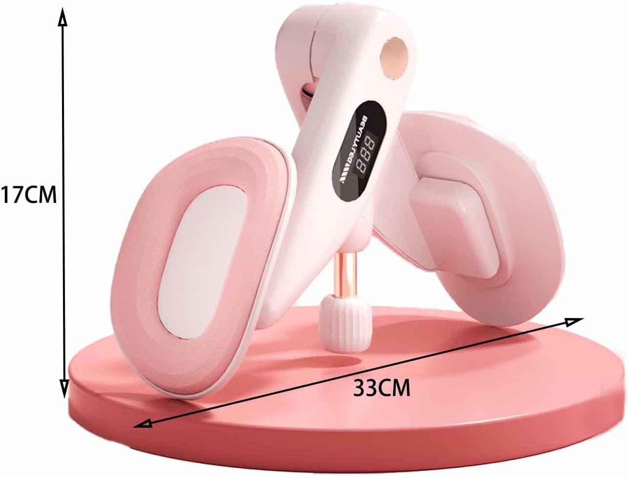 Thigh Trainer Hip Trainer, Inner Thigh Exerciser, Suitable for Fitness Beginners, Home Workout - Pink image number 5